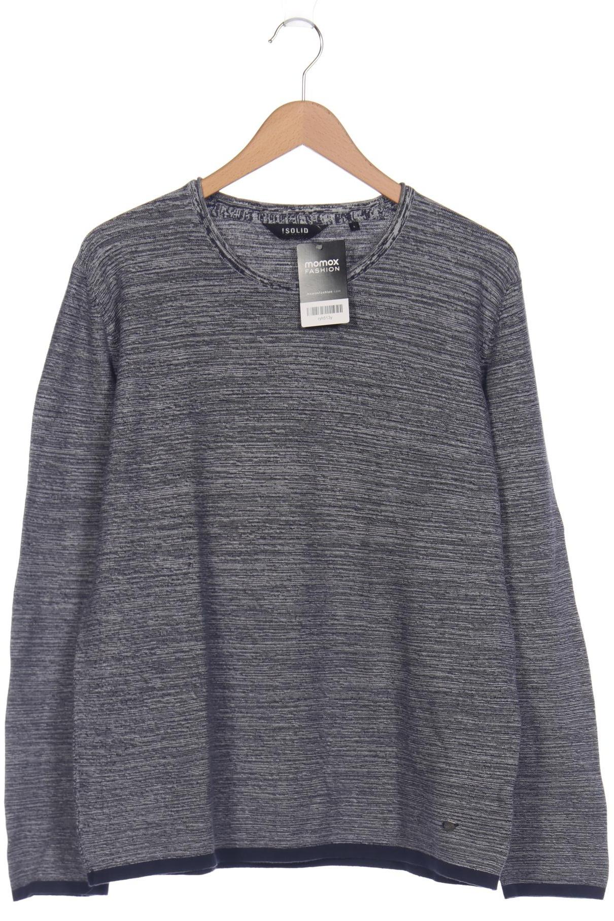 

Solid Herren Pullover, grau, Gr. 54