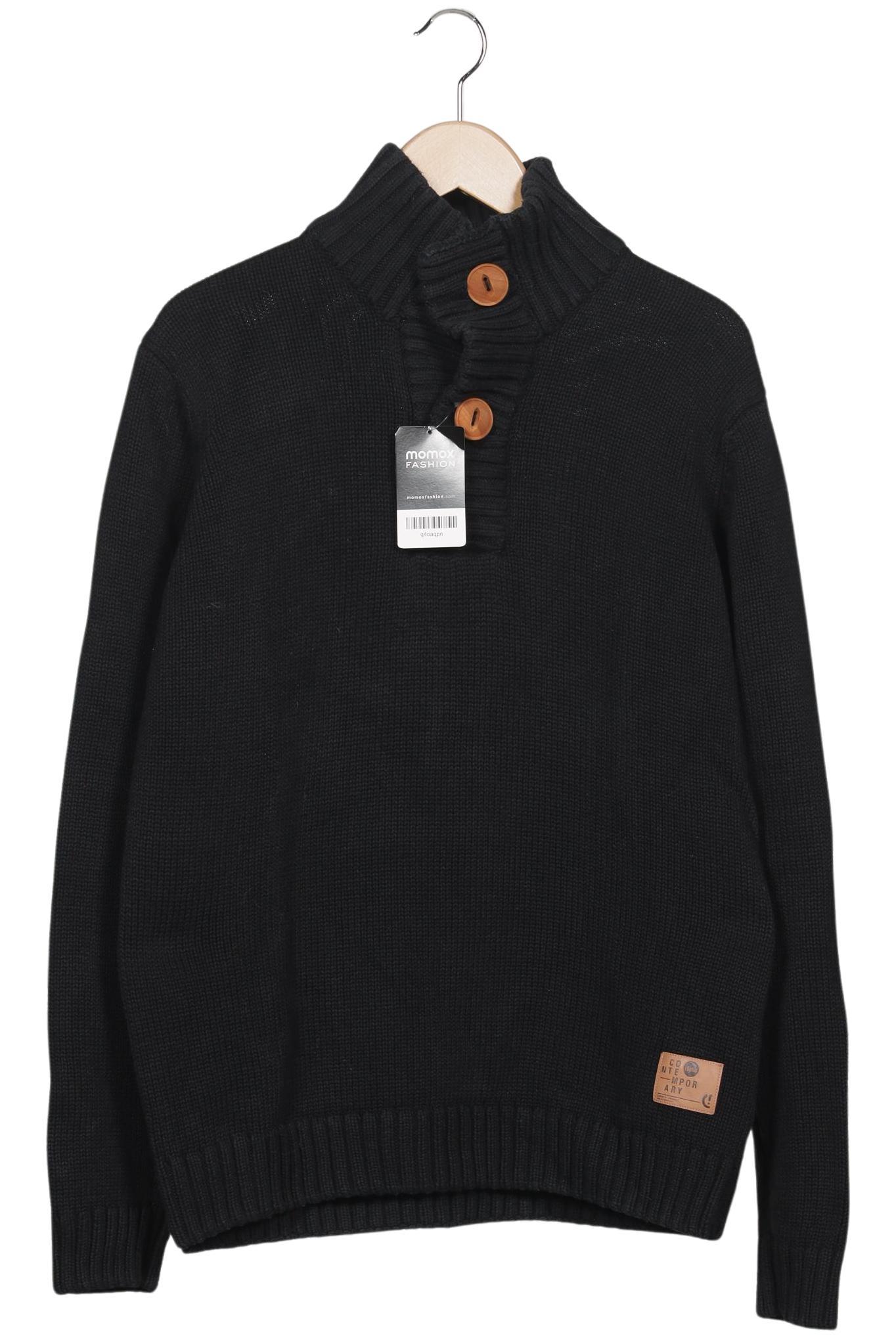 

Solid Herren Pullover, schwarz, Gr. 54