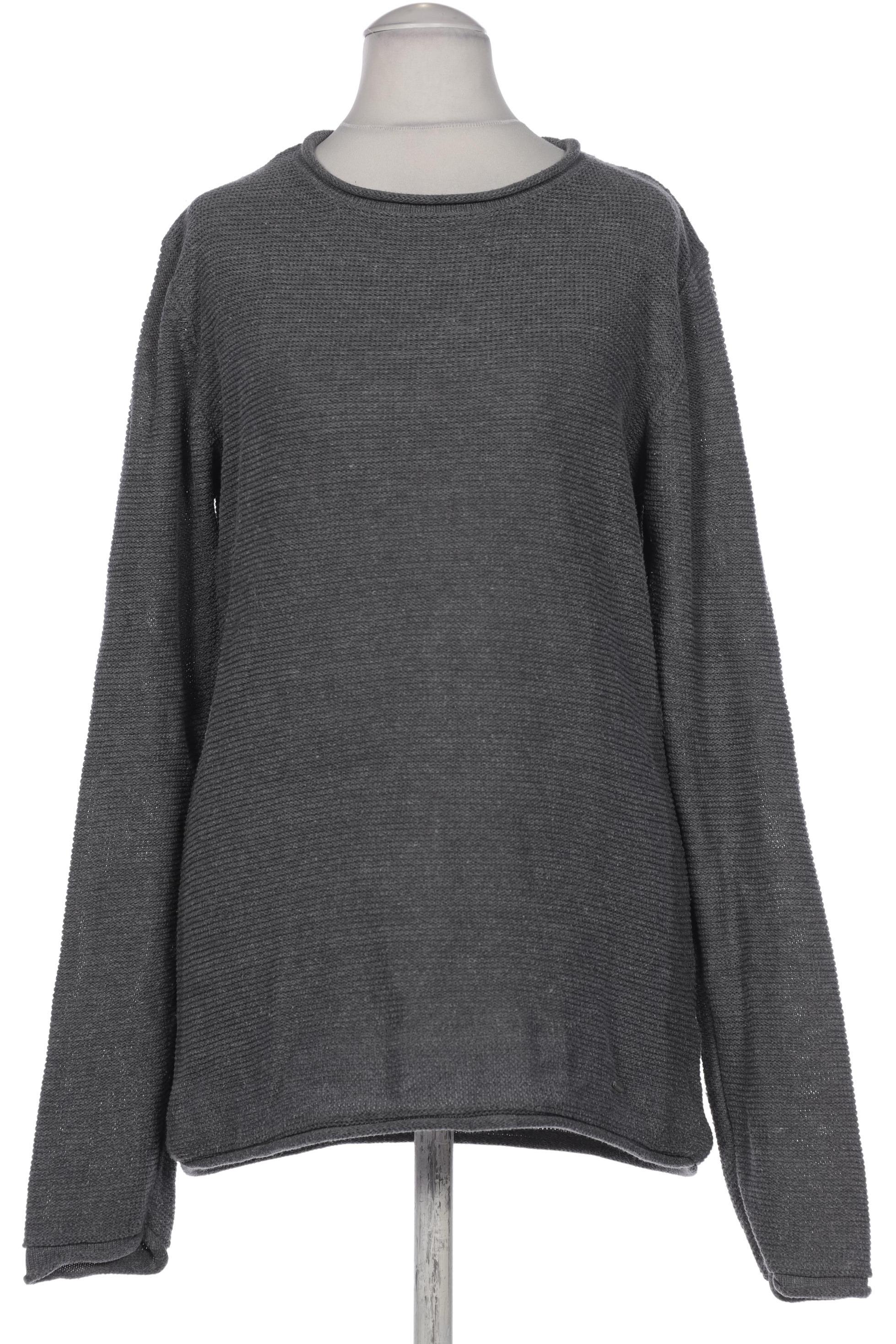 

Solid Herren Pullover, grau, Gr. 46