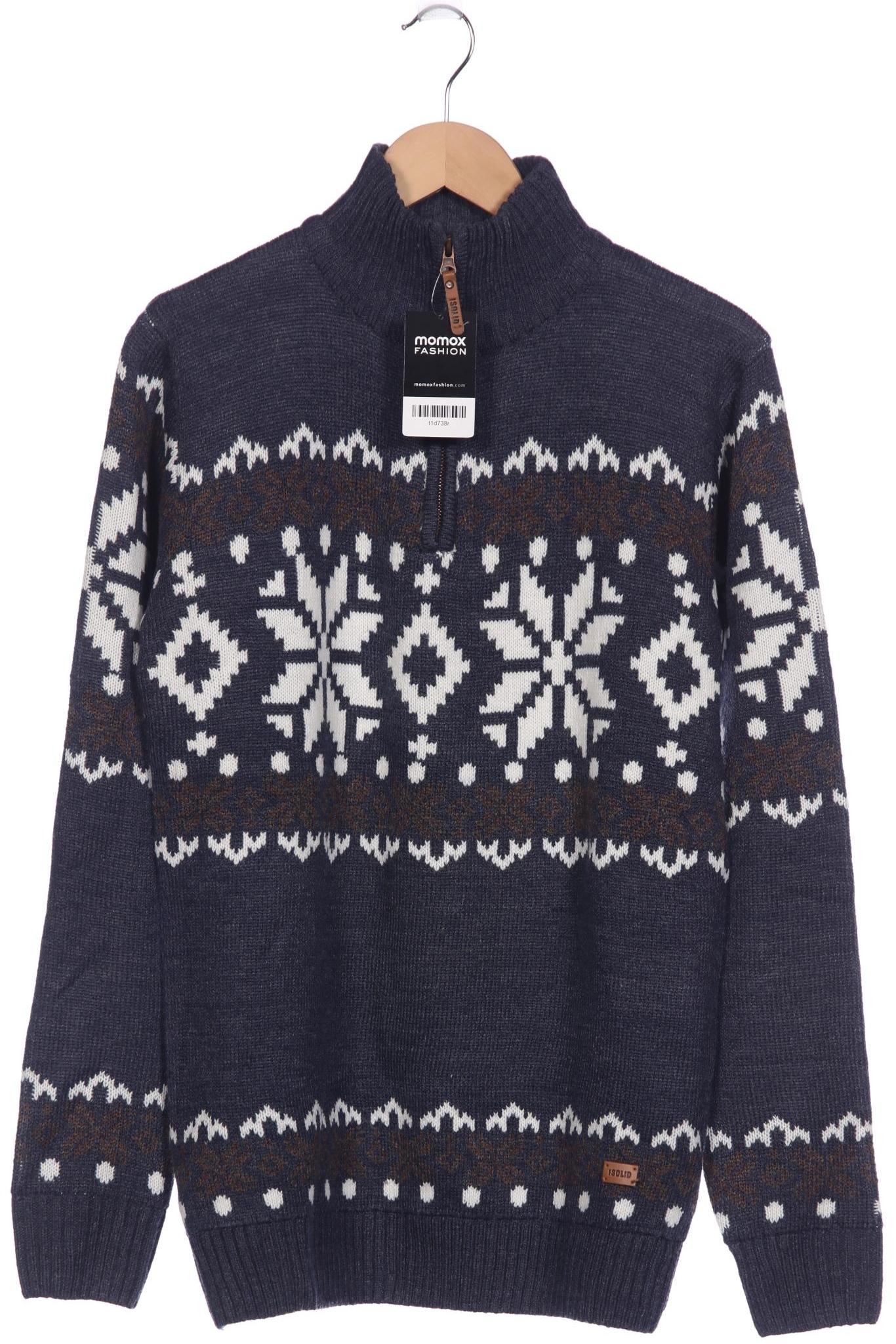 

Solid Herren Pullover, grau, Gr. 52