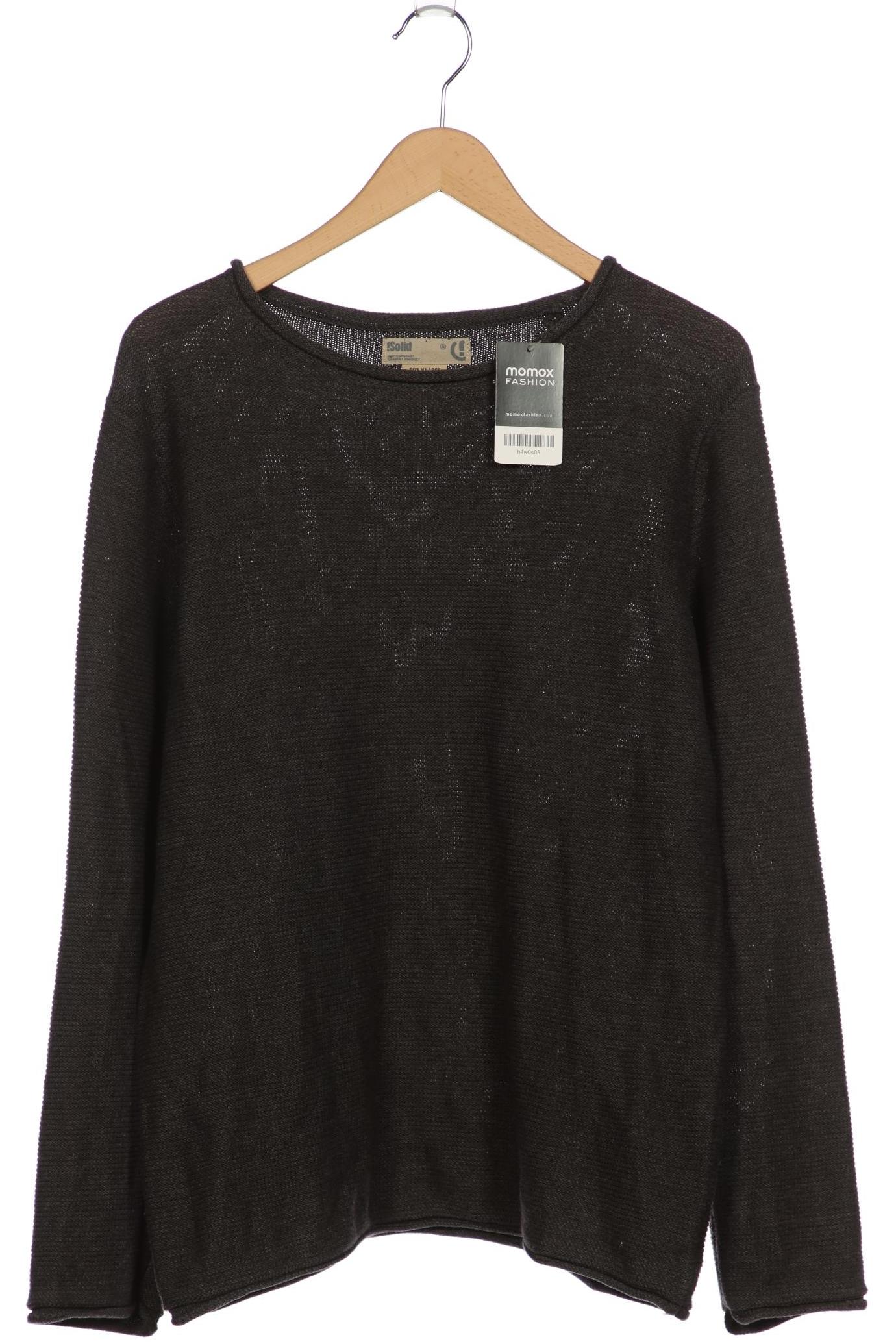 

Solid Herren Pullover, grau, Gr. 54