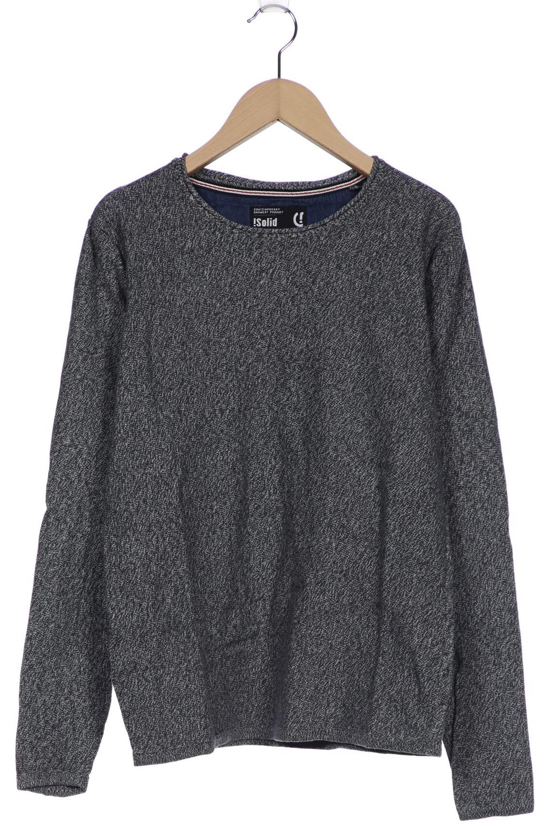 

Solid Herren Pullover, grau