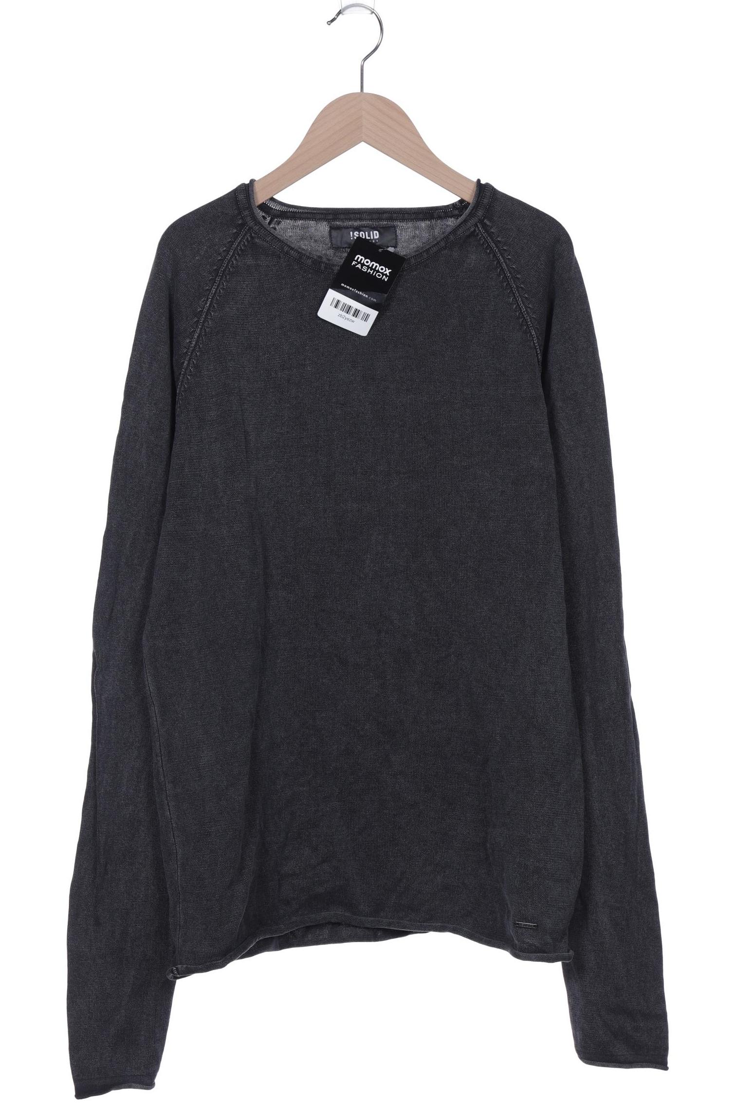 

Solid Herren Pullover, grau, Gr. 52