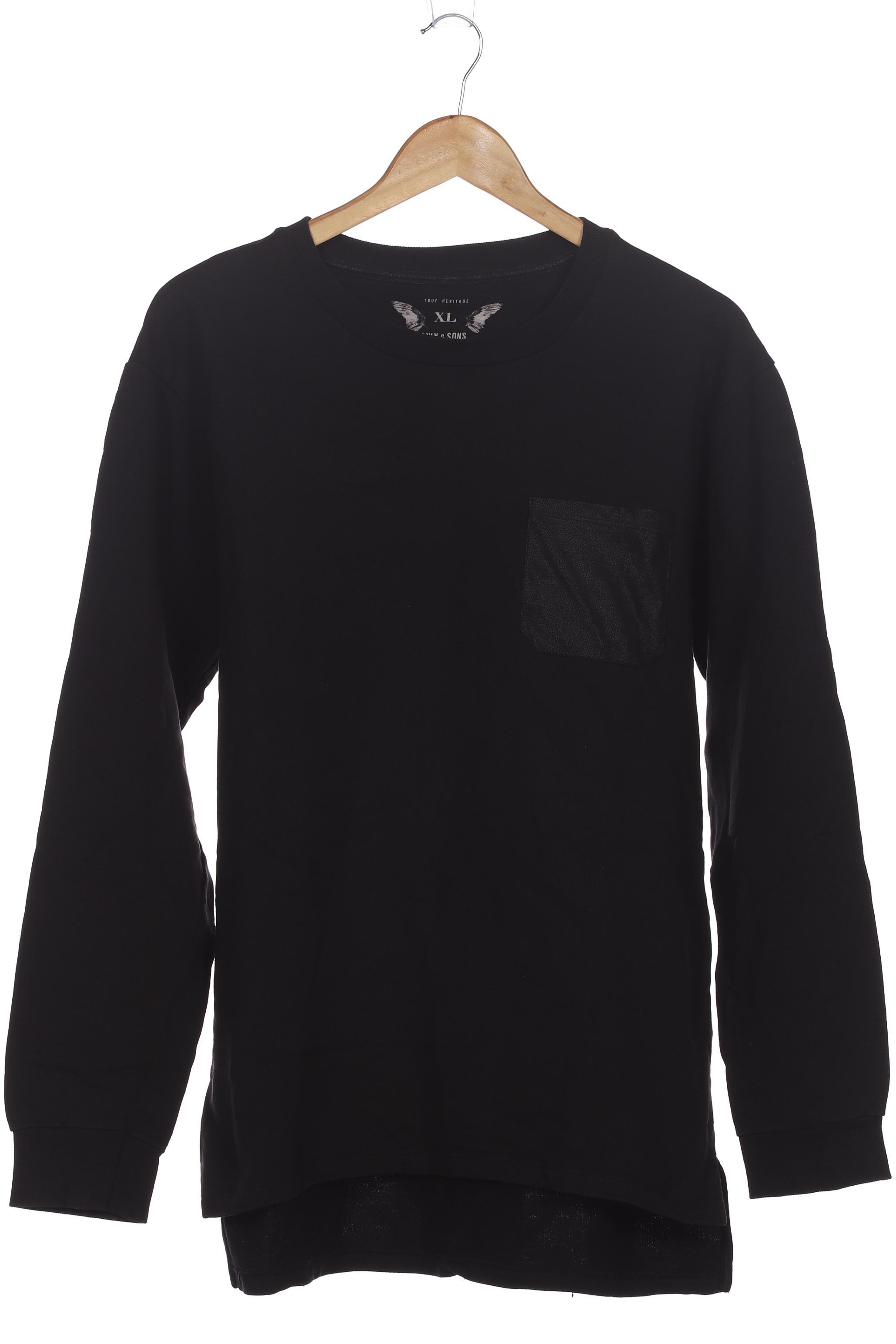

Solid Herren Pullover, schwarz