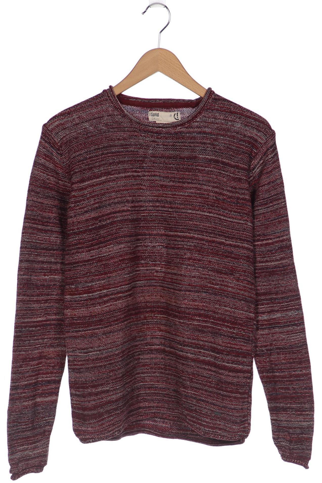 

Solid Herren Pullover, bordeaux, Gr. 46
