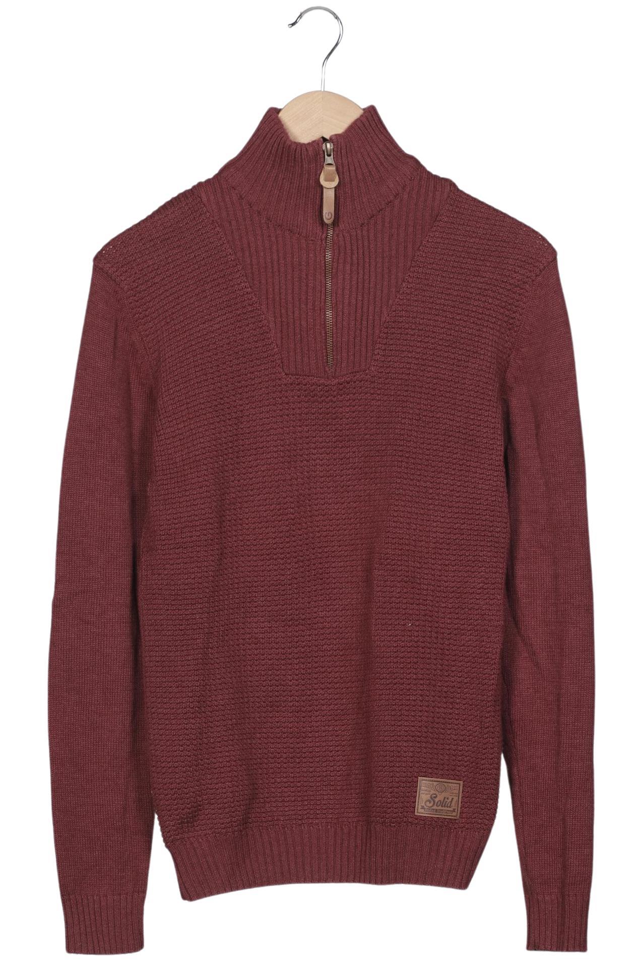 

Solid Herren Pullover, bordeaux, Gr. 46