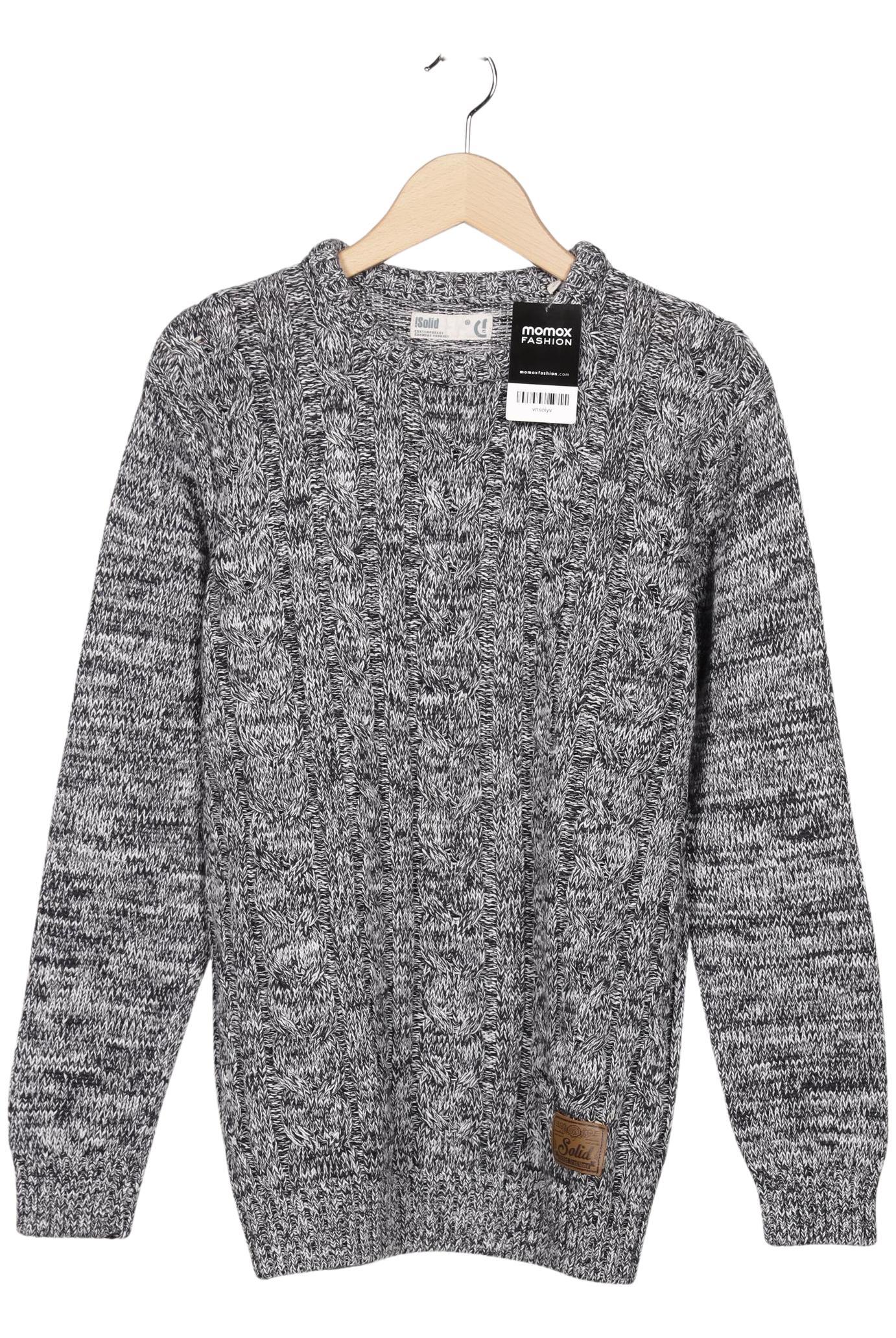 

Solid Herren Pullover, grau, Gr. 52