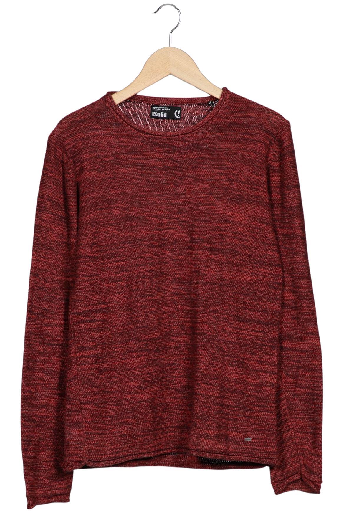 

Solid Herren Pullover, rot, Gr. 48