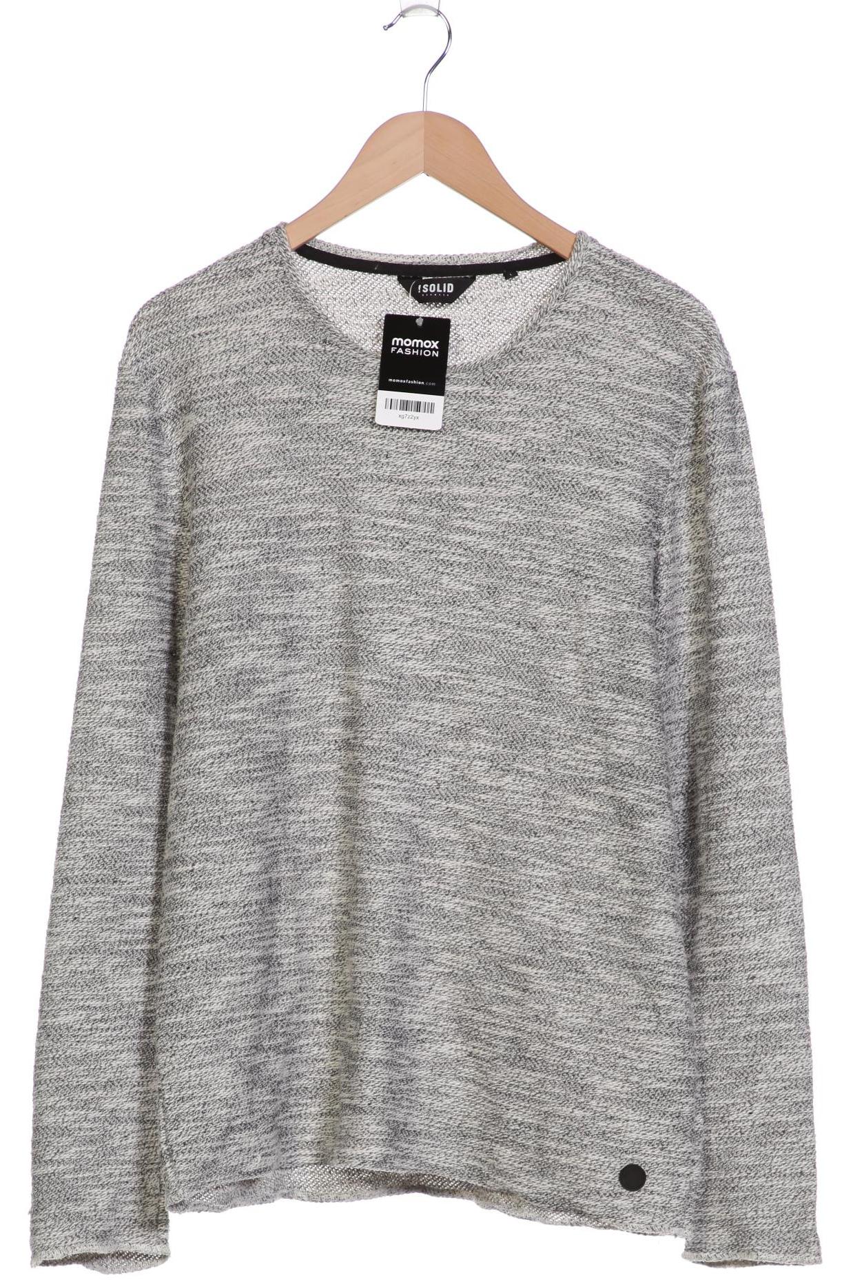 

Solid Herren Pullover, grau, Gr. 52