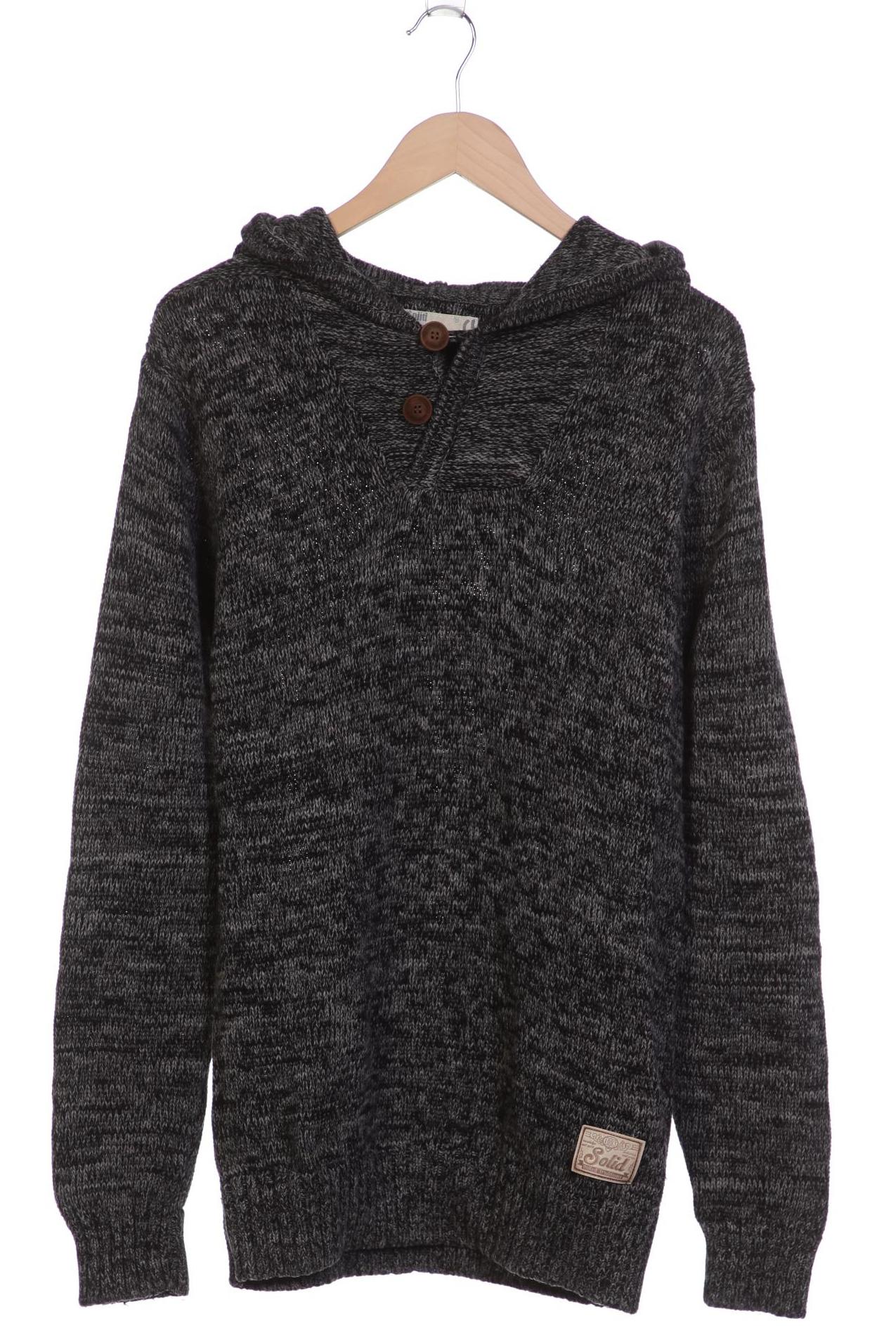

Solid Herren Pullover, grau, Gr. 52