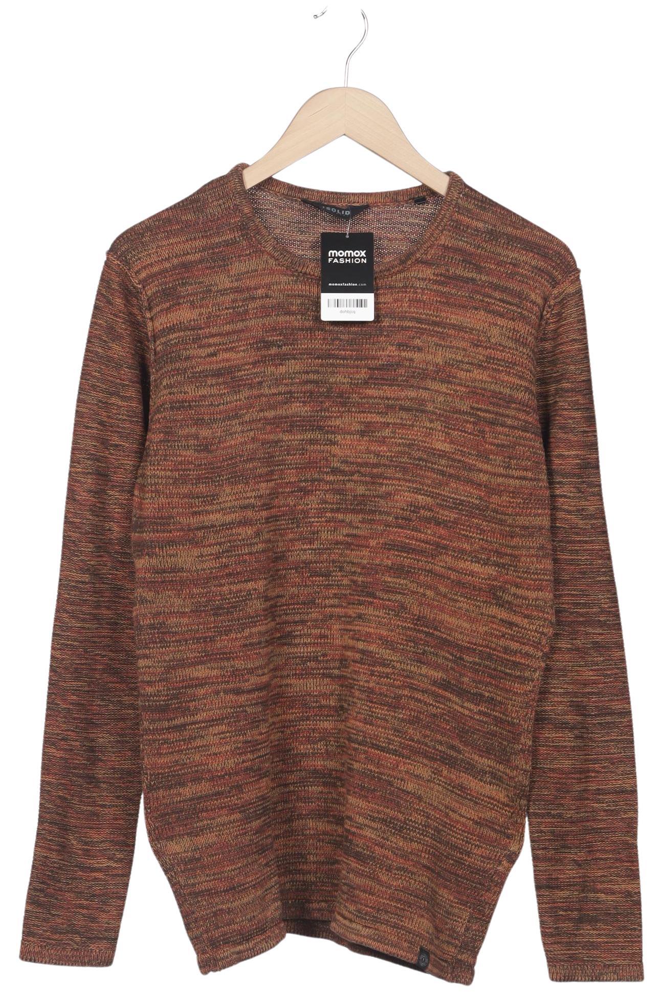

Solid Herren Pullover, braun, Gr. 52