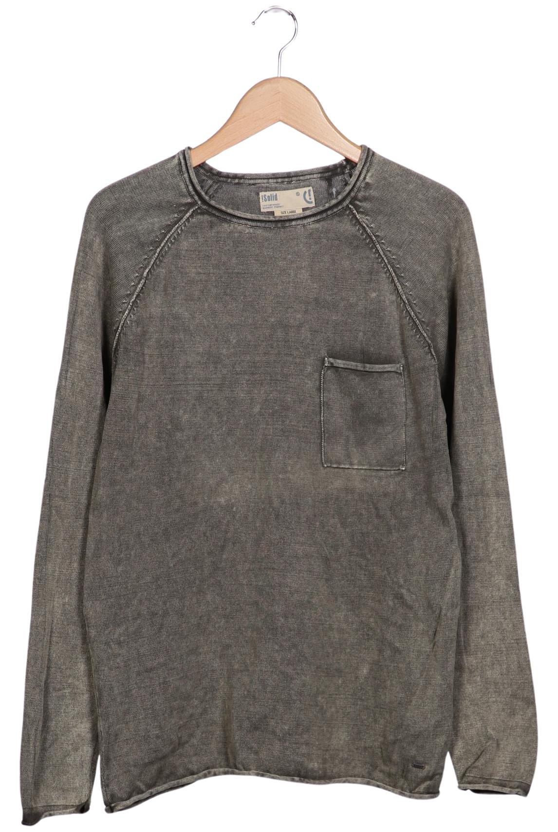 

Solid Herren Pullover, grau, Gr. 52