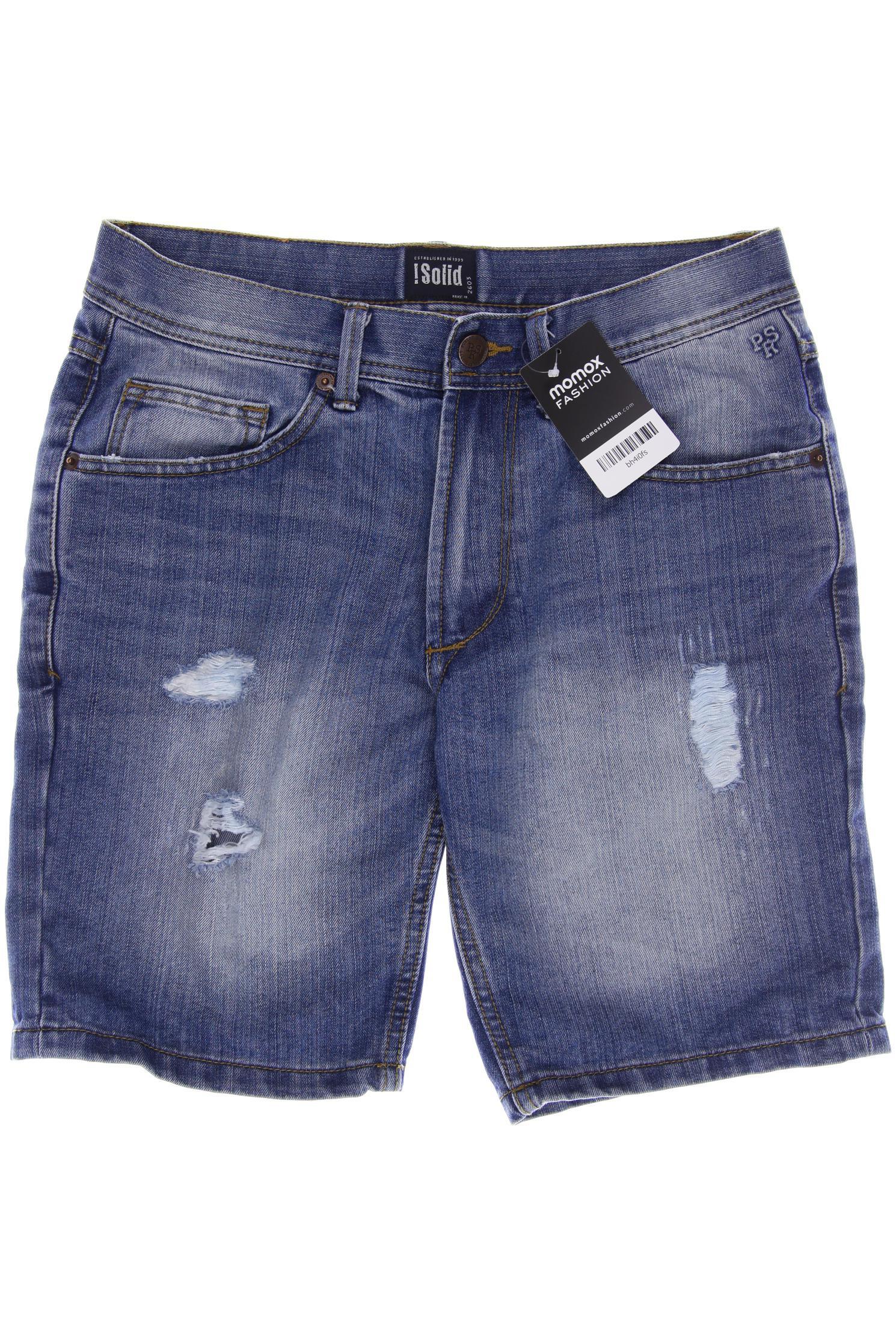 

Solid Herren Shorts, blau