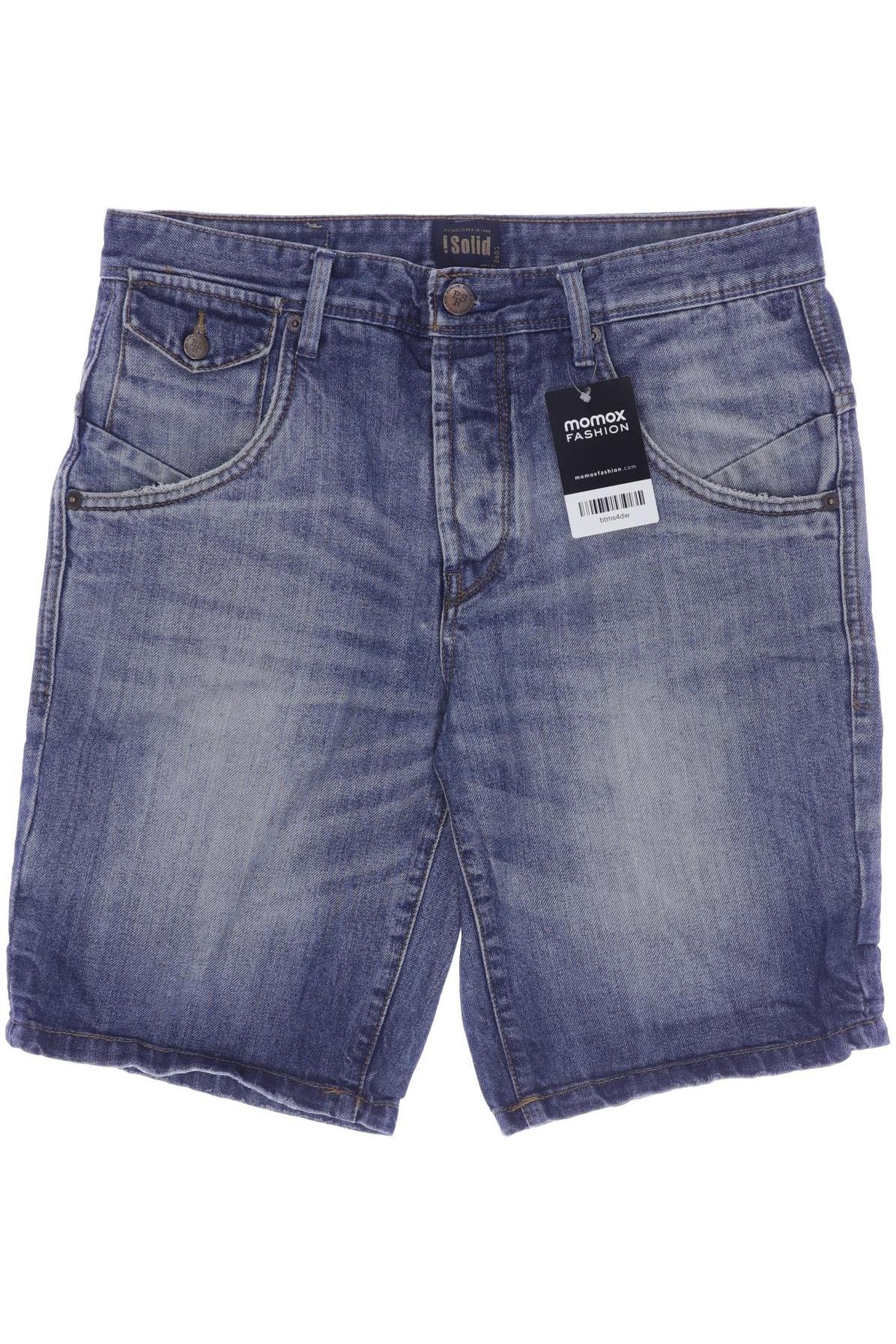 

Solid Herren Shorts, blau
