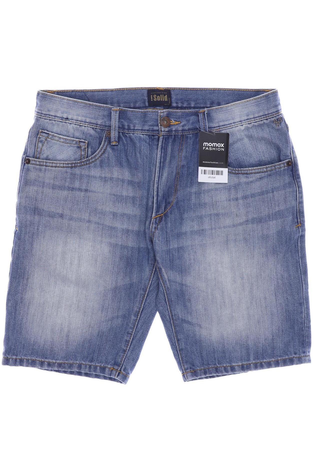 

Solid Herren Shorts, blau