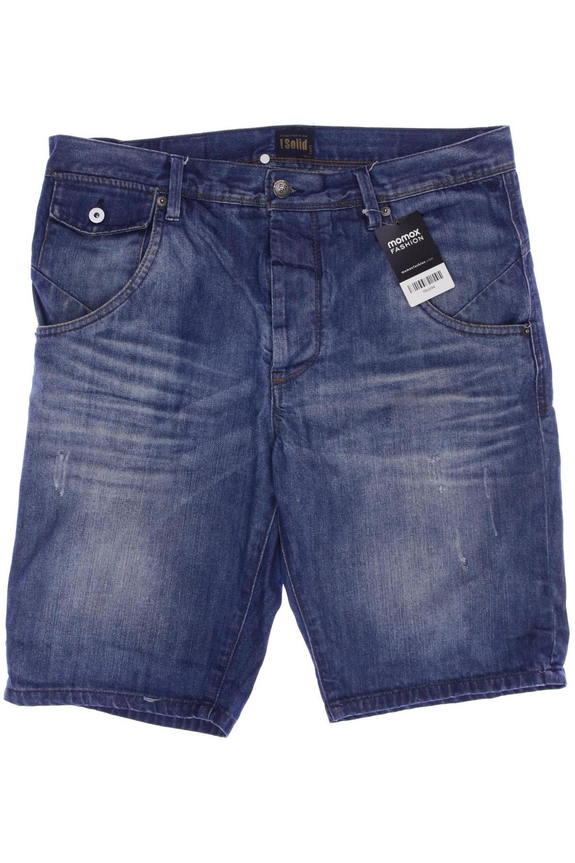 

Solid Herren Shorts, blau