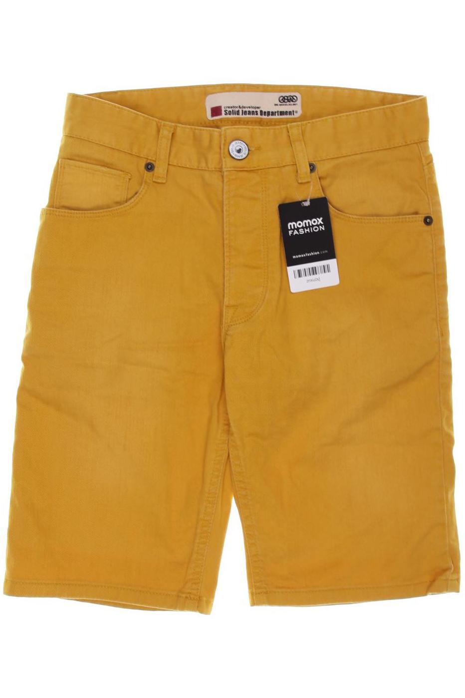 

Solid Herren Shorts, gelb, Gr. 46