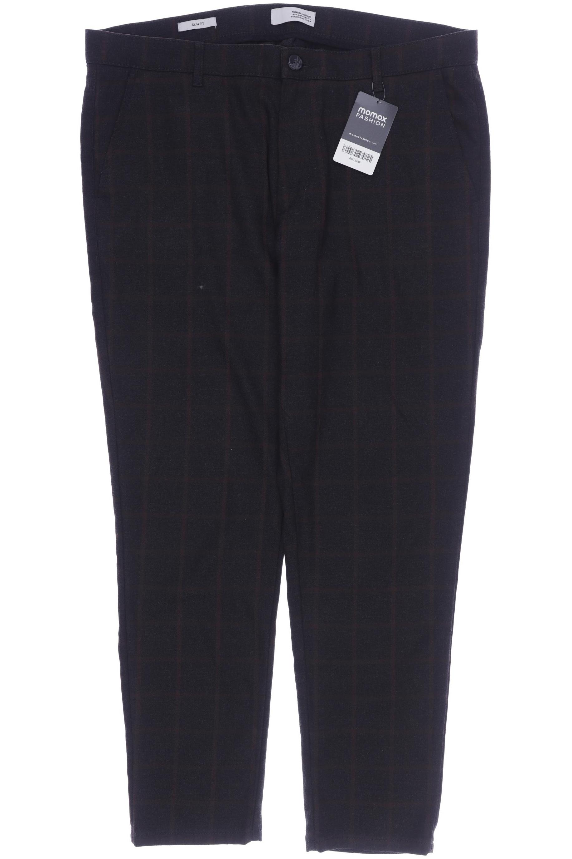 

Solid Herren Stoffhose, schwarz