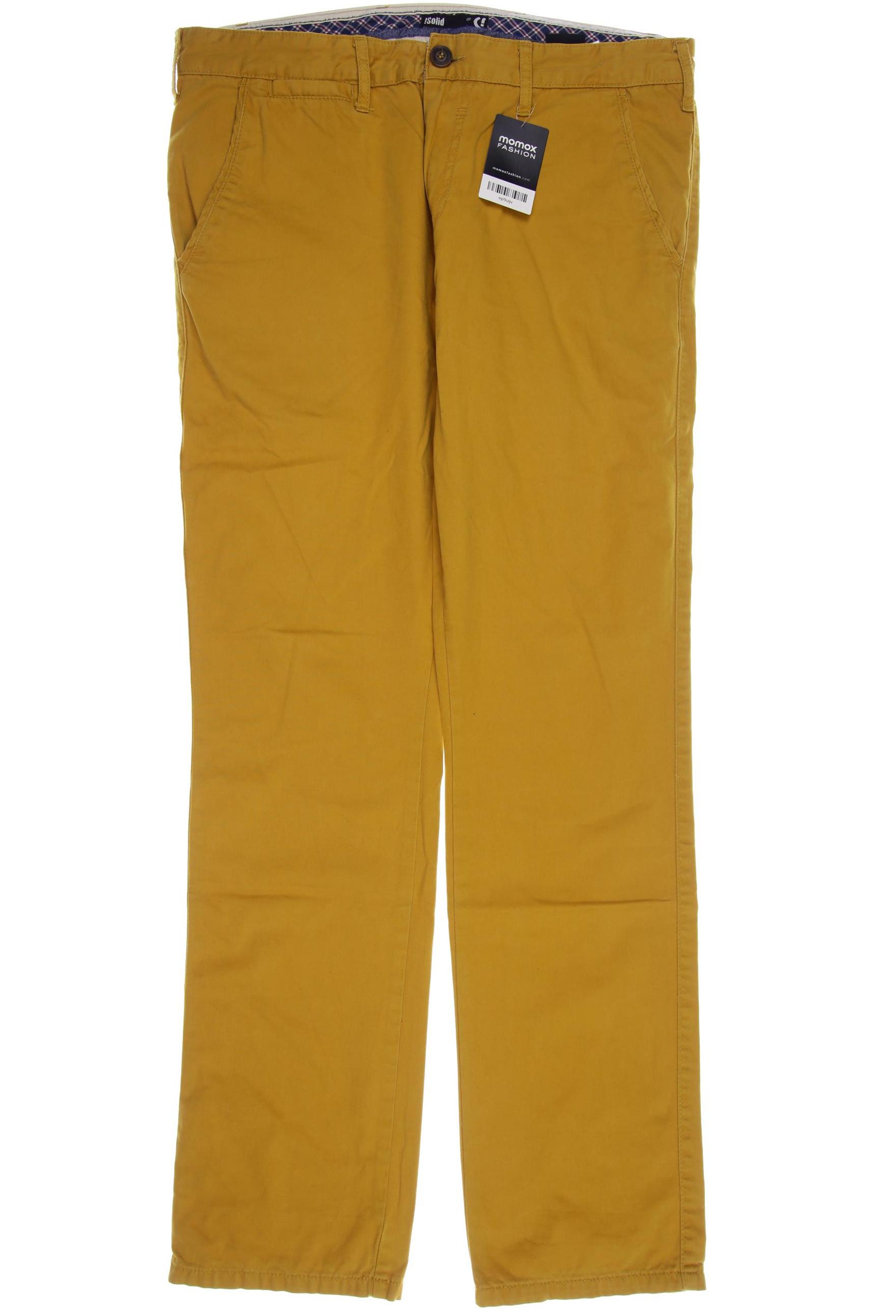 

Solid Herren Stoffhose, orange