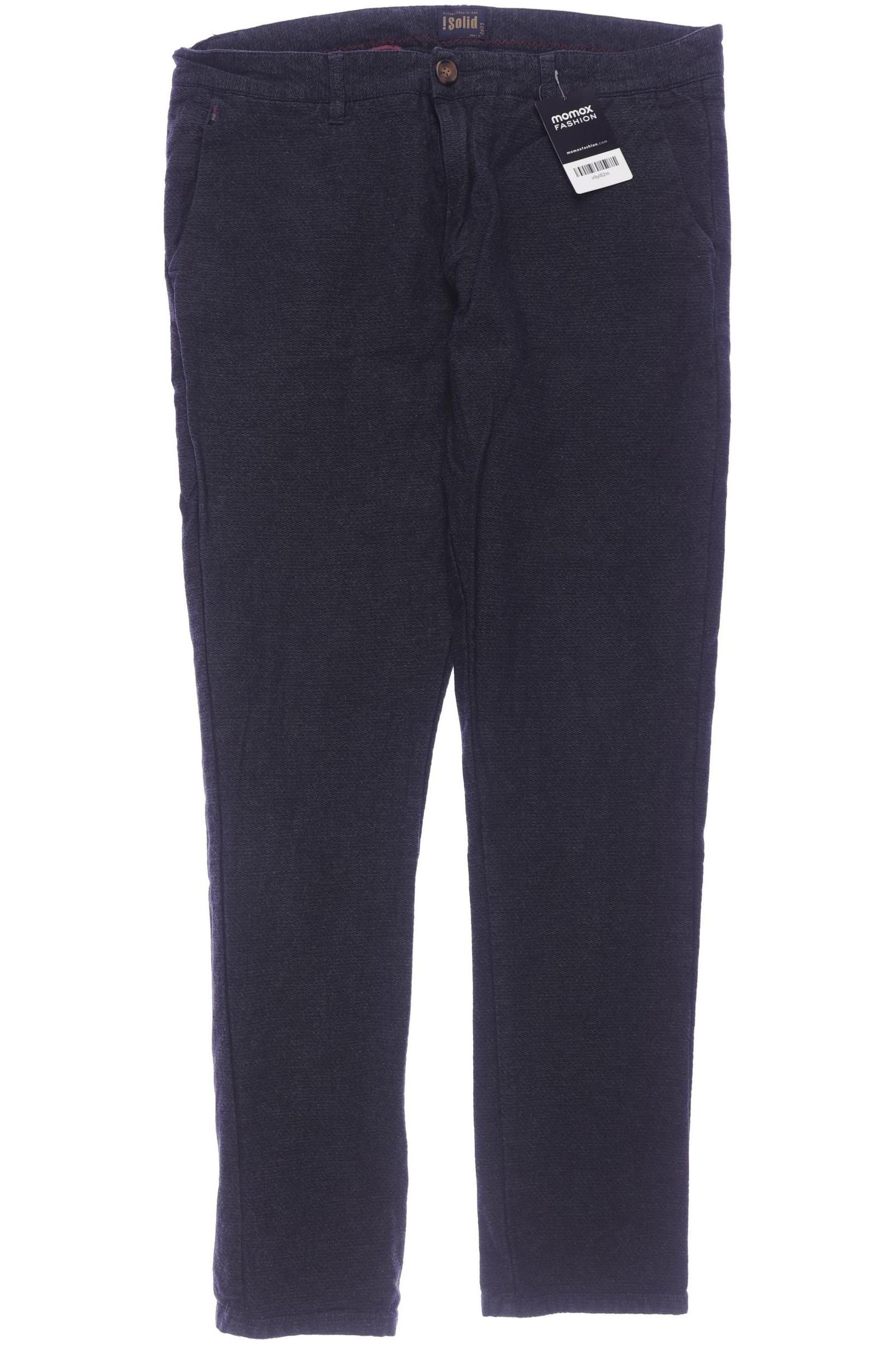 

Solid Herren Stoffhose, marineblau, Gr. 34