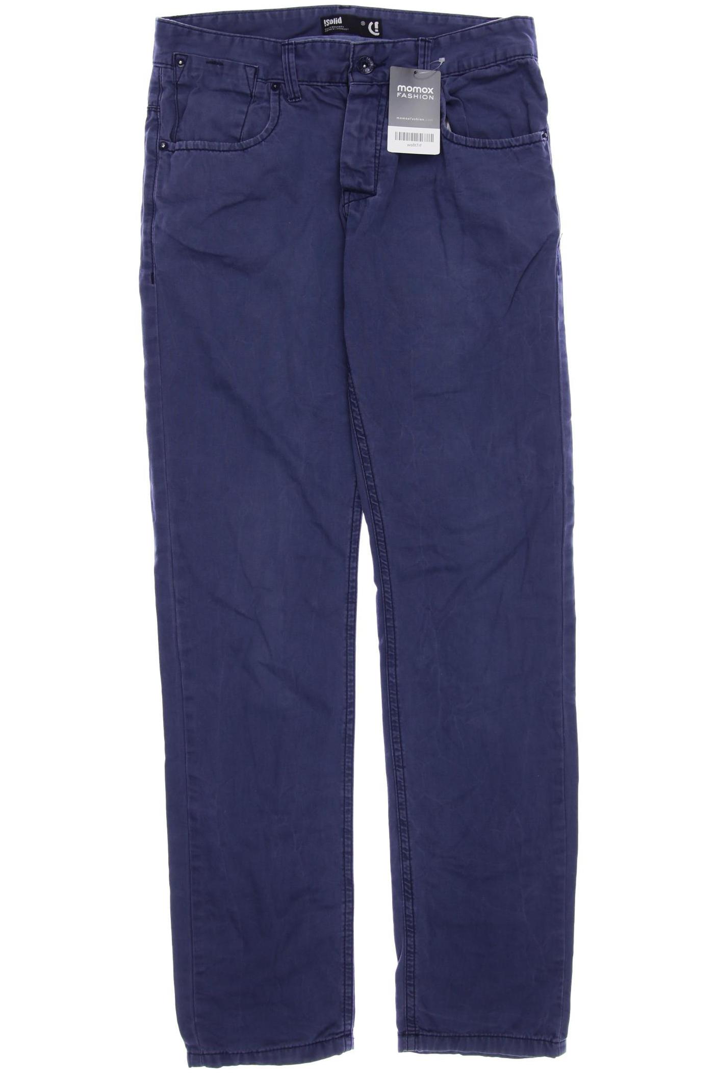 

Solid Herren Stoffhose, blau