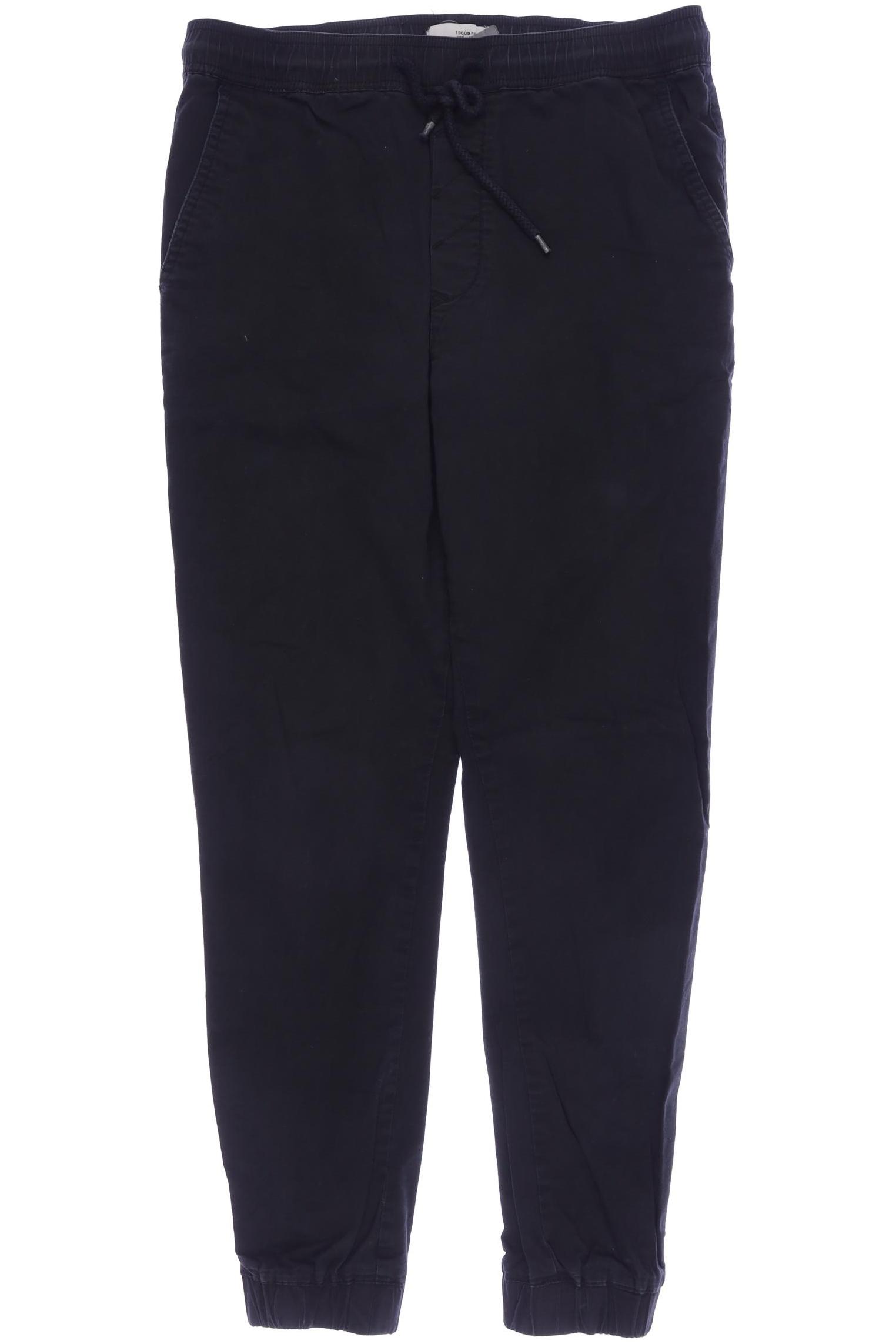 

Solid Herren Stoffhose, schwarz, Gr. 0