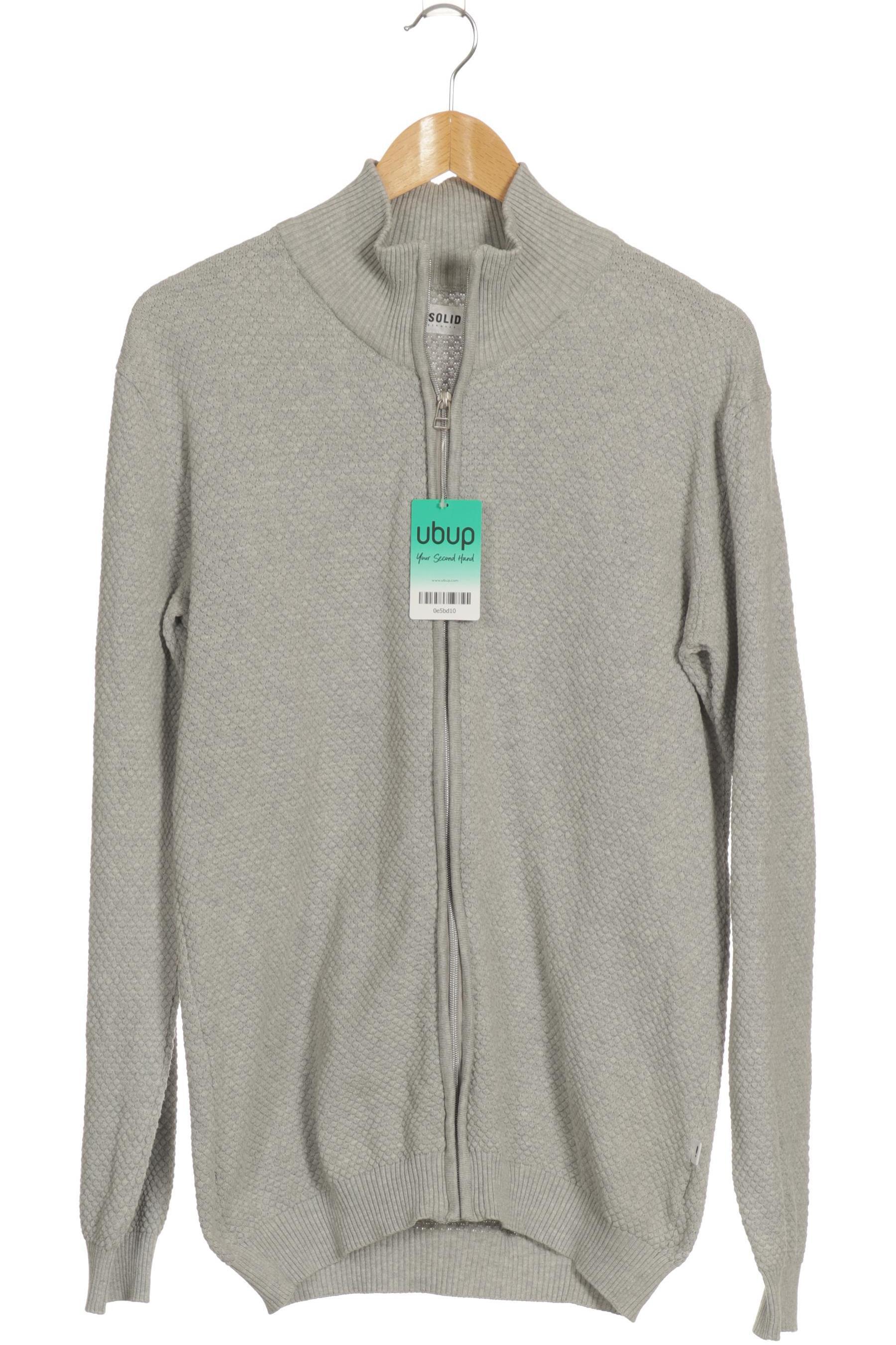 

Solid Herren Strickjacke, grau, Gr.