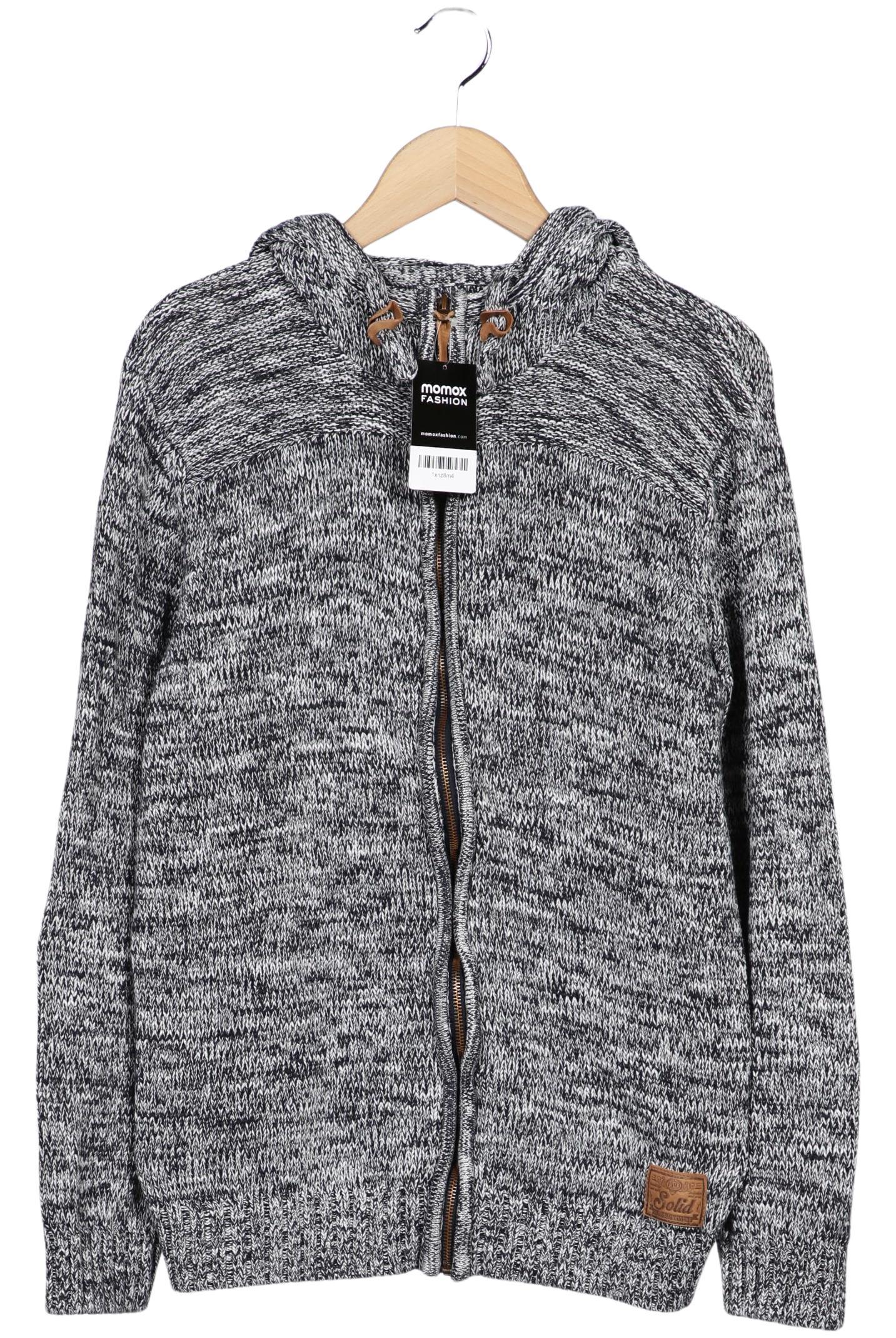 

Solid Herren Strickjacke, grau, Gr. 54