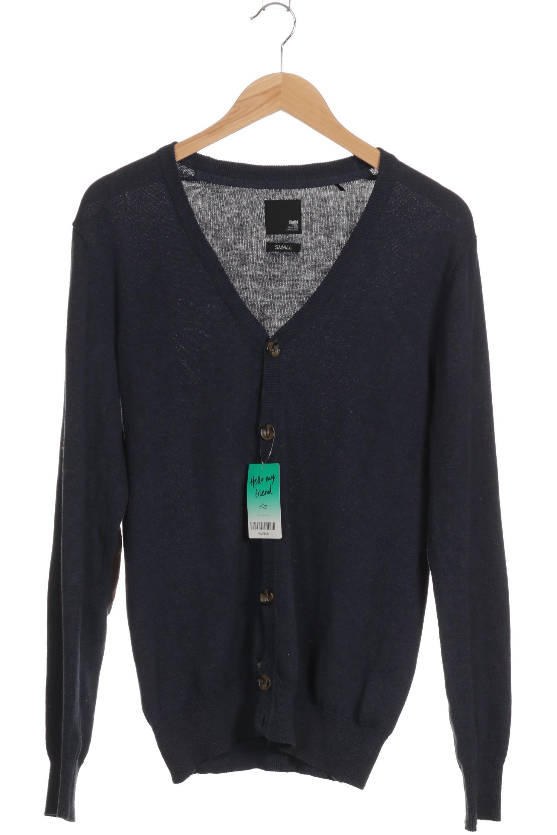 

Solid Herren Strickjacke, blau, Gr.