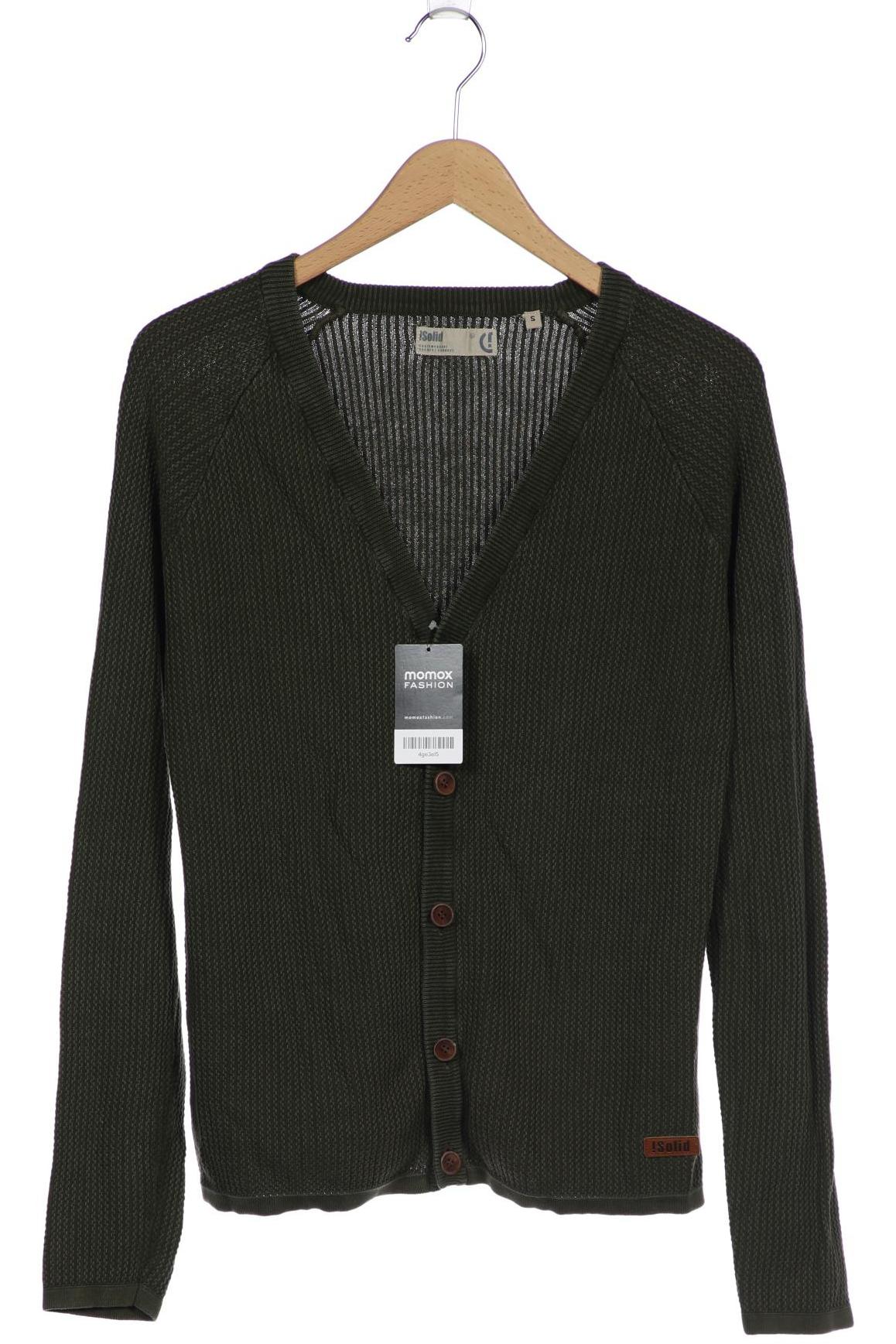 

Solid Herren Strickjacke, grün