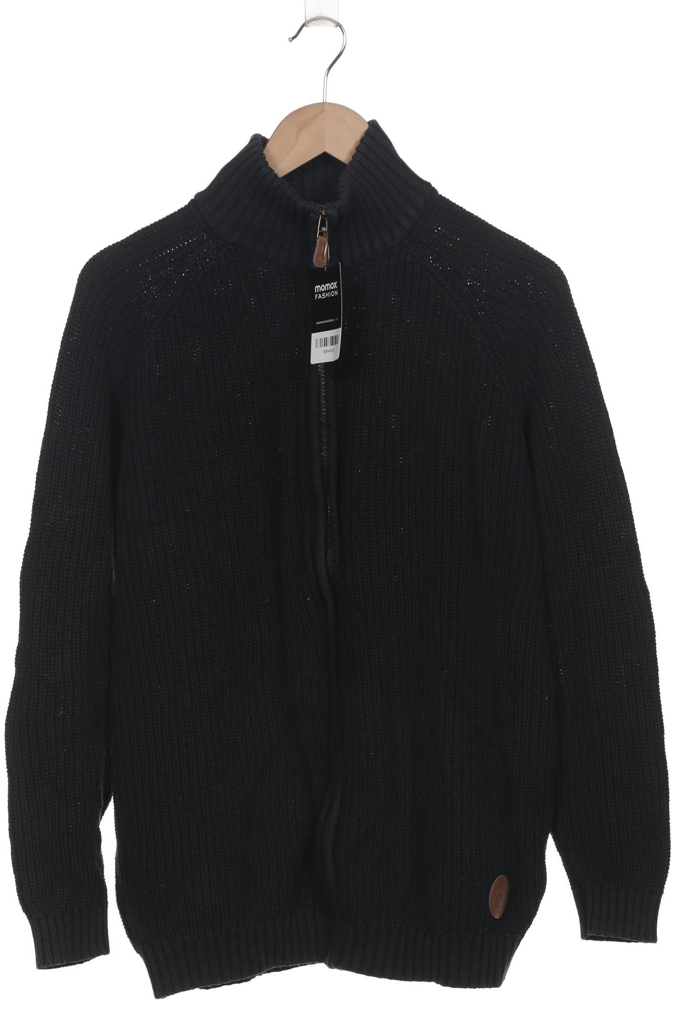 

Solid Herren Strickjacke, schwarz, Gr. 54