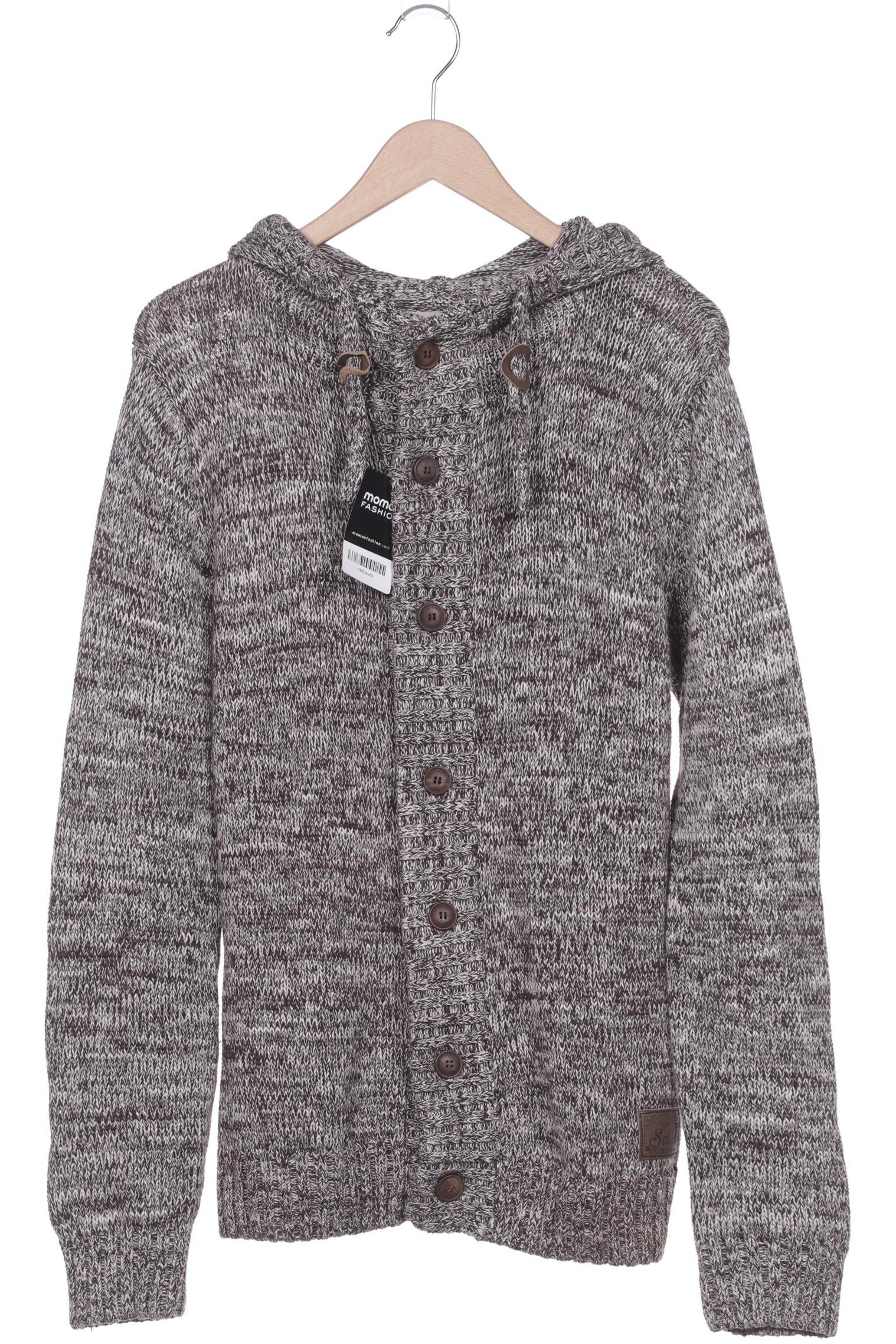 

Solid Herren Strickjacke, braun, Gr. 54