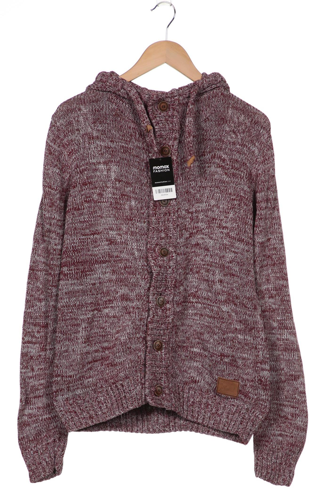 

Solid Herren Strickjacke, bordeaux