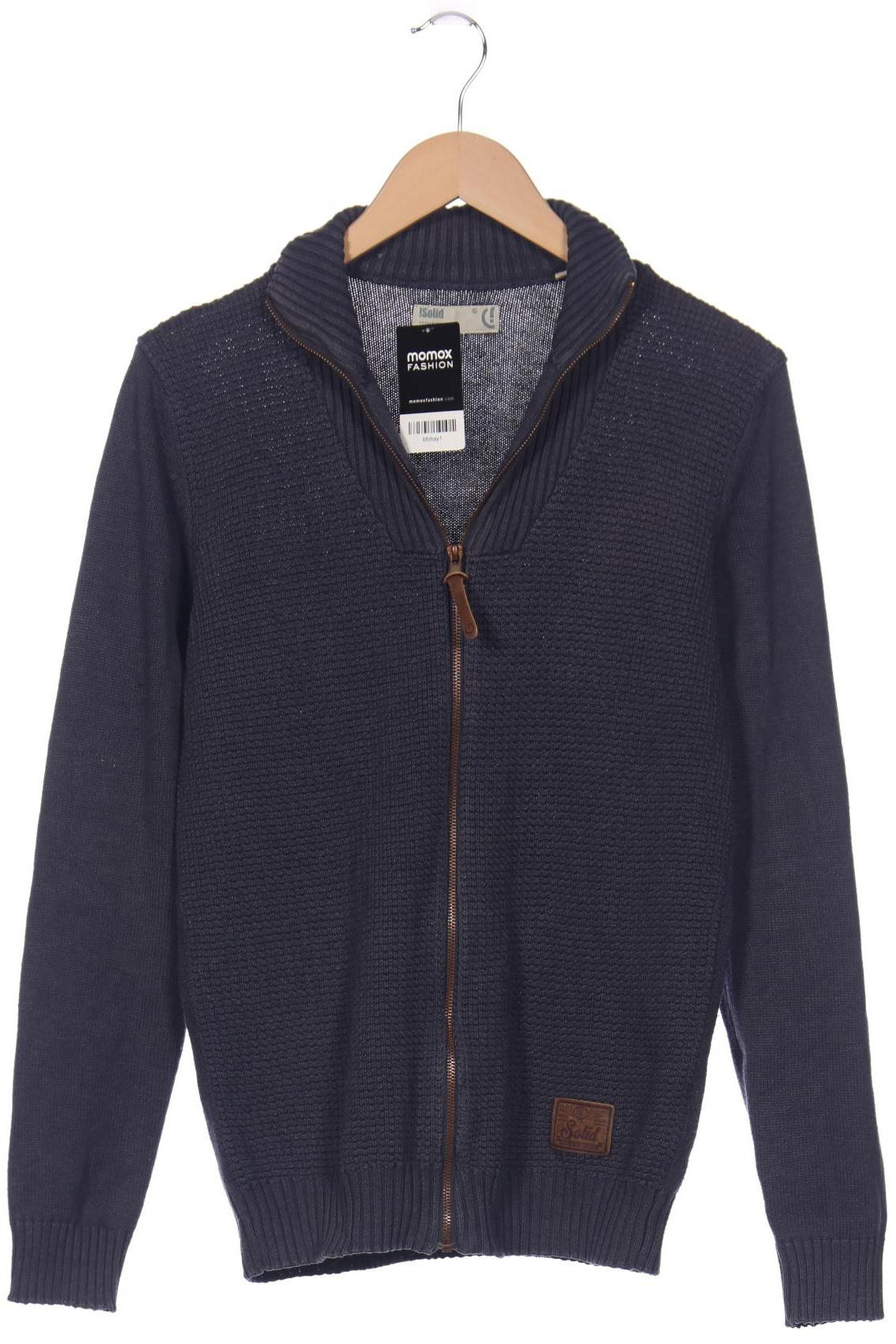 

Solid Herren Strickjacke, blau, Gr. 48