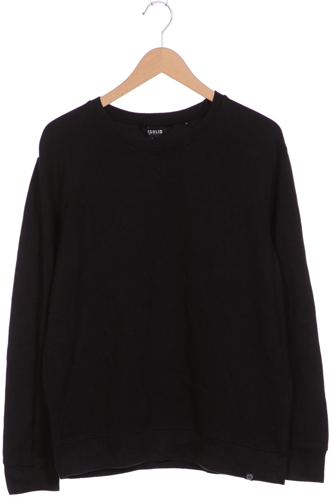 

Solid Herren Sweatshirt, schwarz, Gr. 54