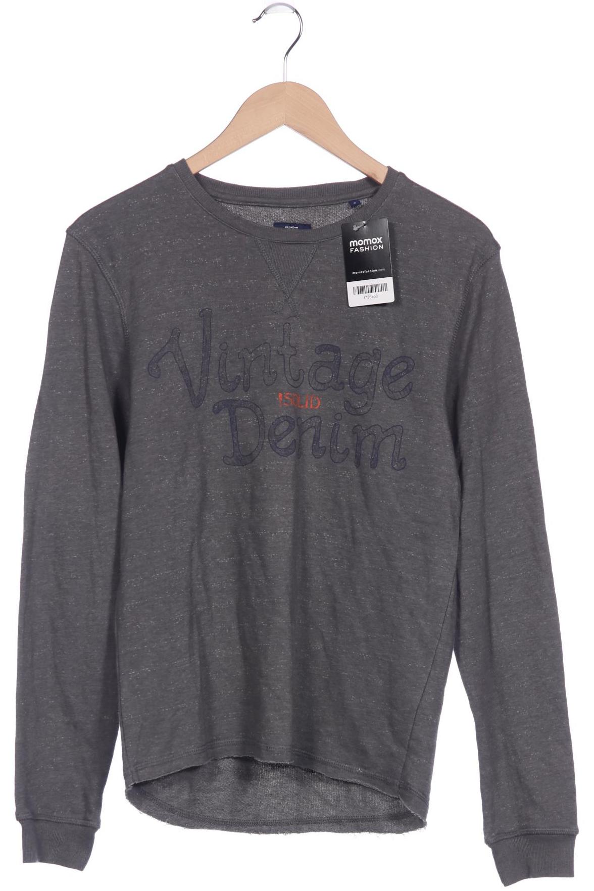 

Solid Herren Sweatshirt, grau, Gr. 46