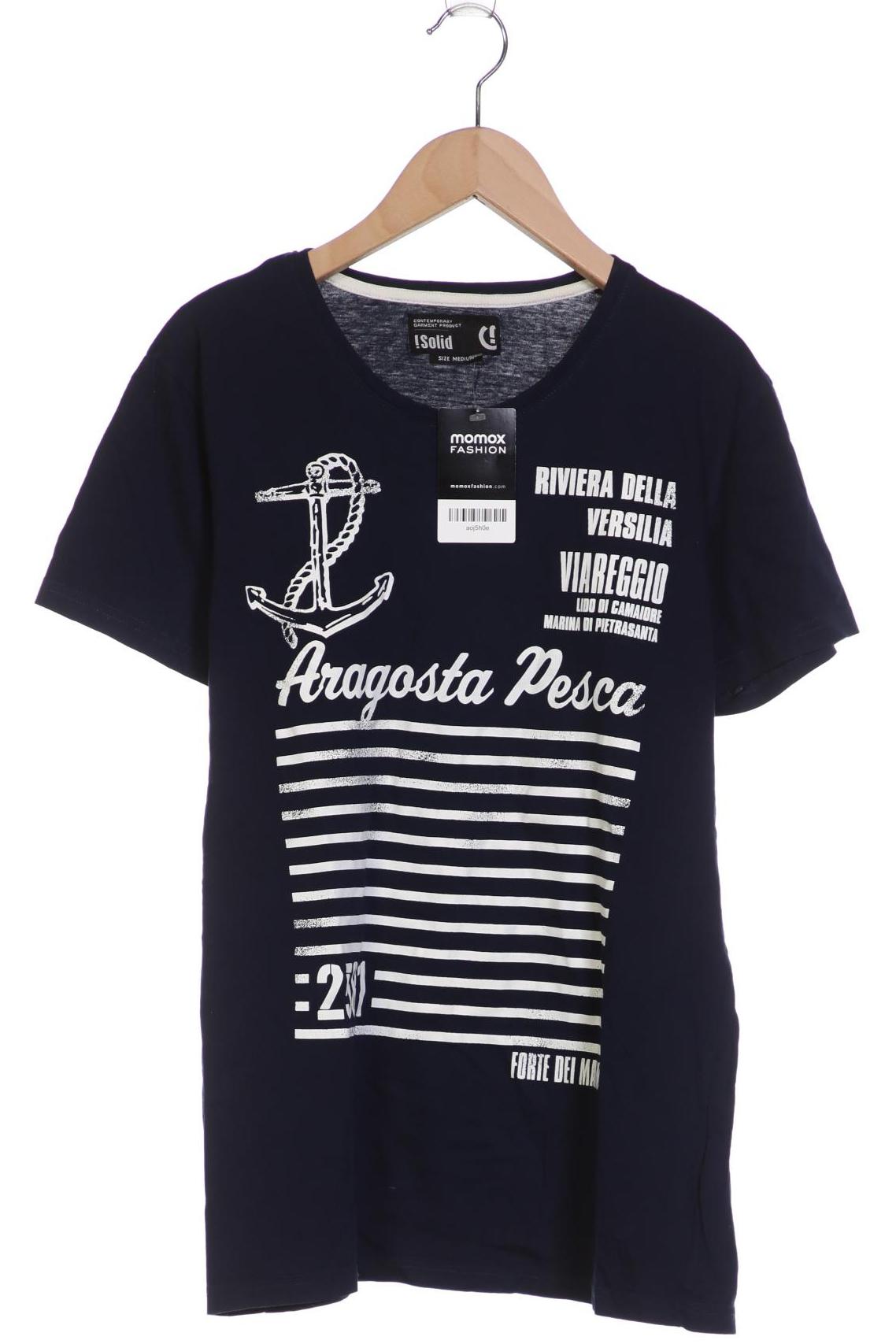 

Solid Herren T-Shirt, marineblau, Gr. 48