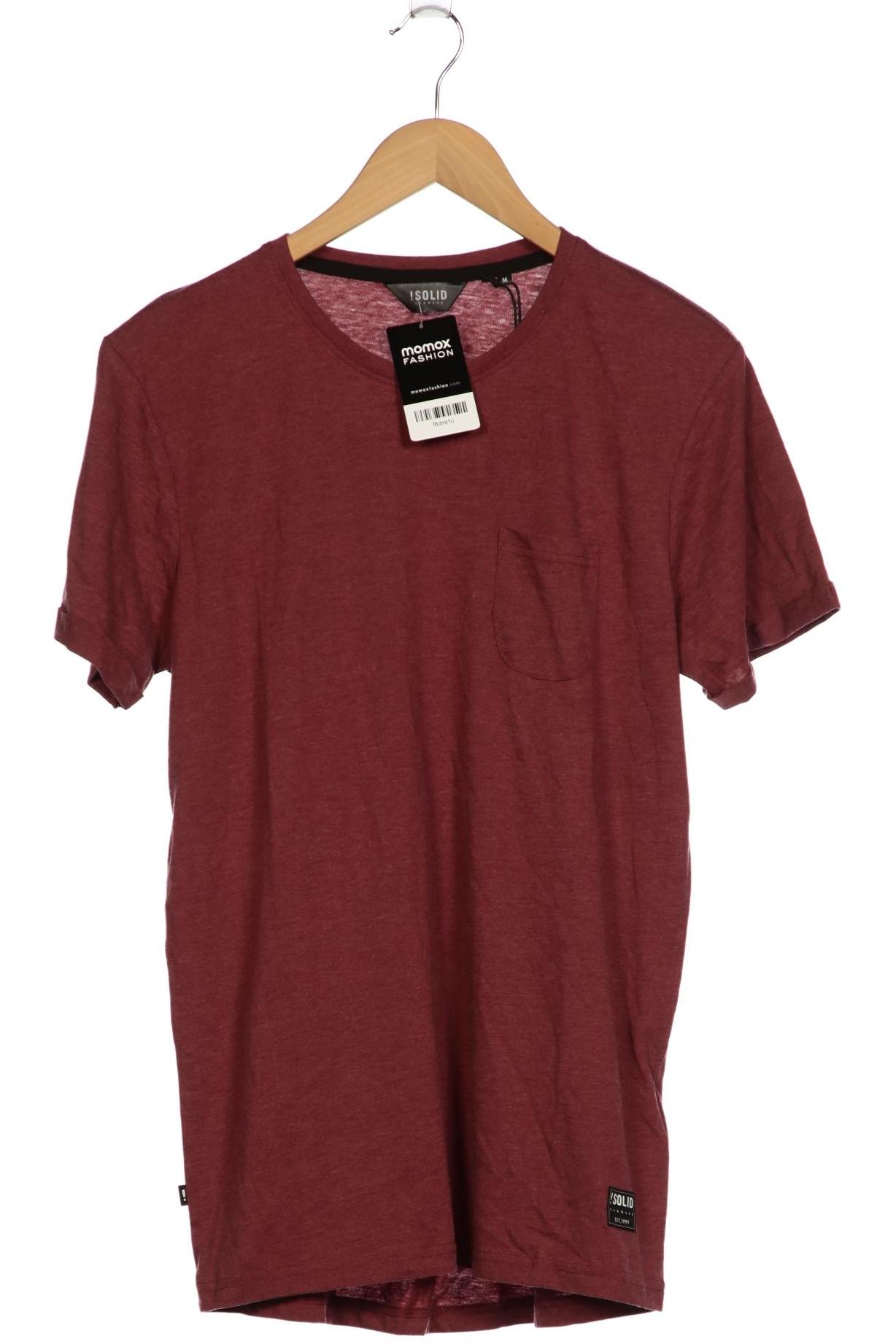 

Solid Herren T-Shirt, bordeaux, Gr. 48