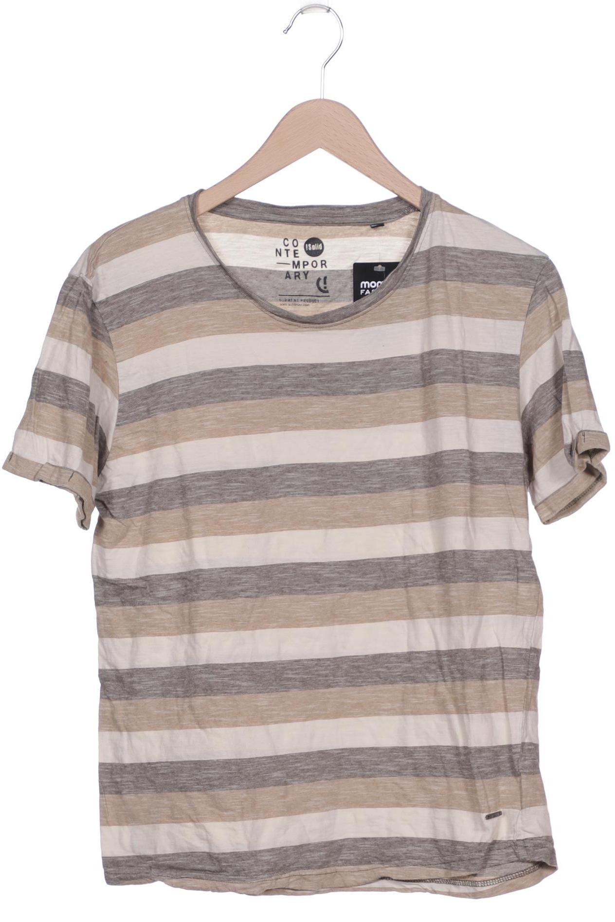 

Solid Herren T-Shirt, beige