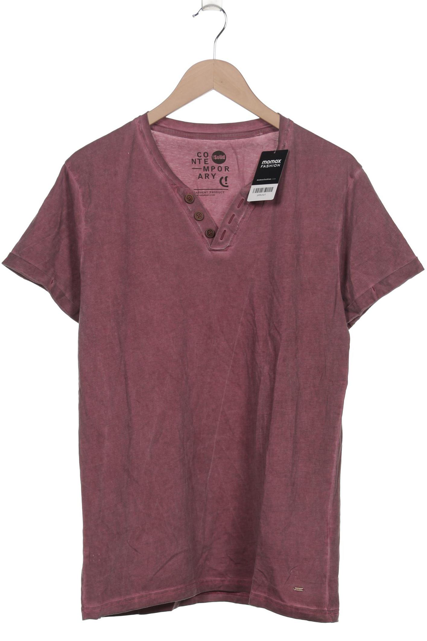 

Solid Herren T-Shirt, pink, Gr. 52