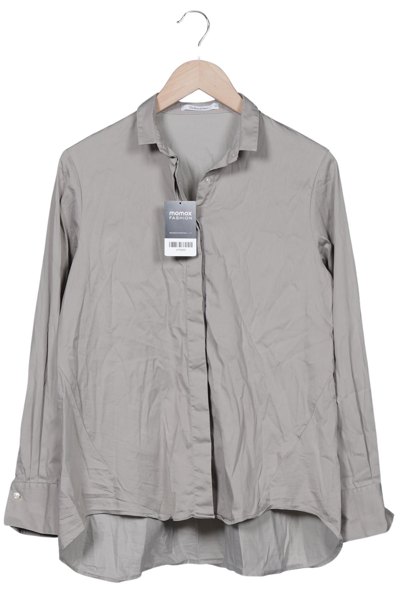 

Soluzione Damen Bluse, hellgrün, Gr. 36