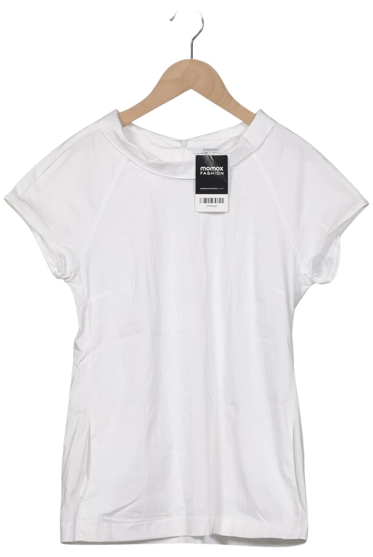 

Soluzione Damen T-Shirt, weiß, Gr. 36
