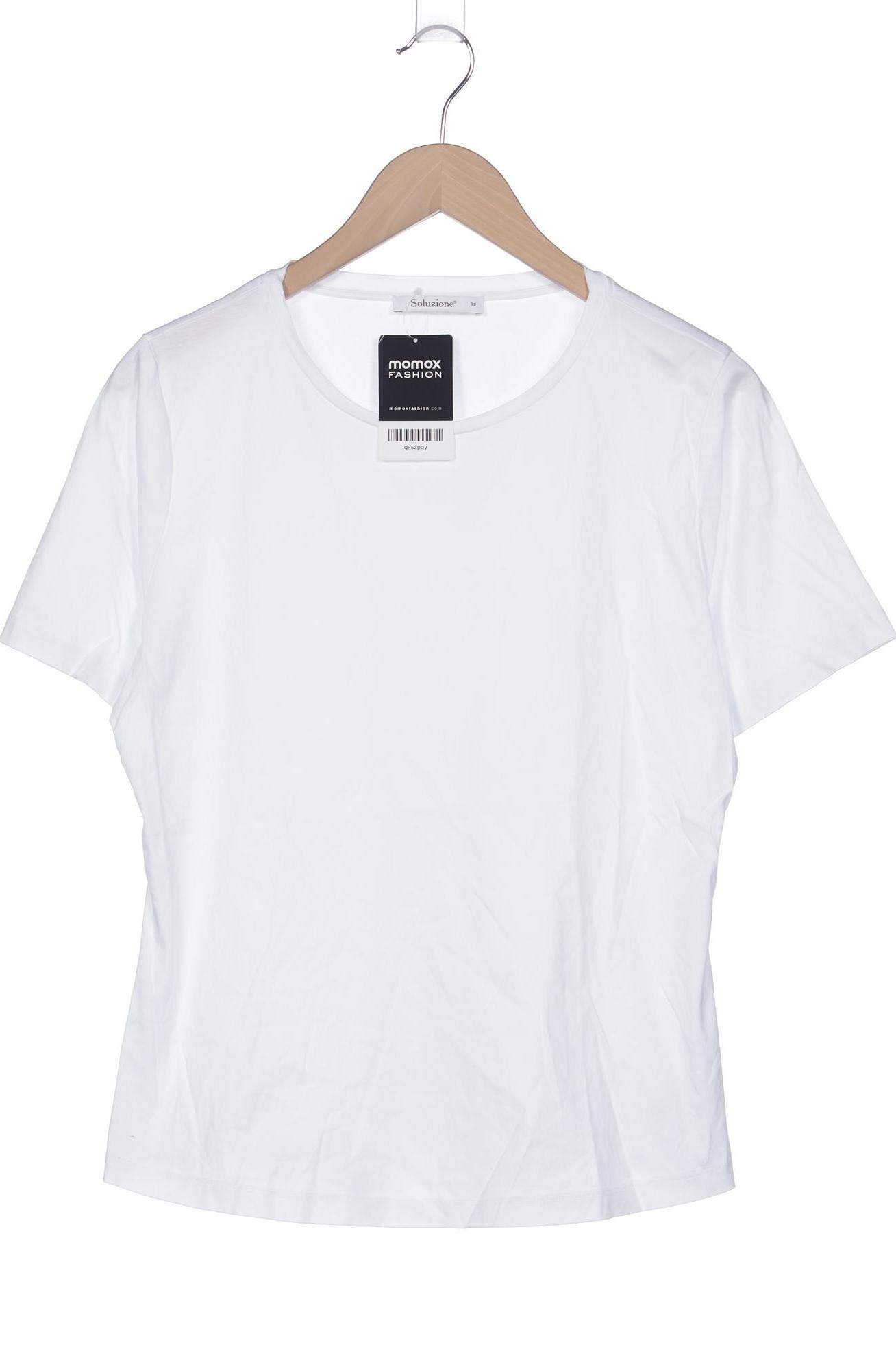 

Soluzione Damen T-Shirt, weiß, Gr. 38