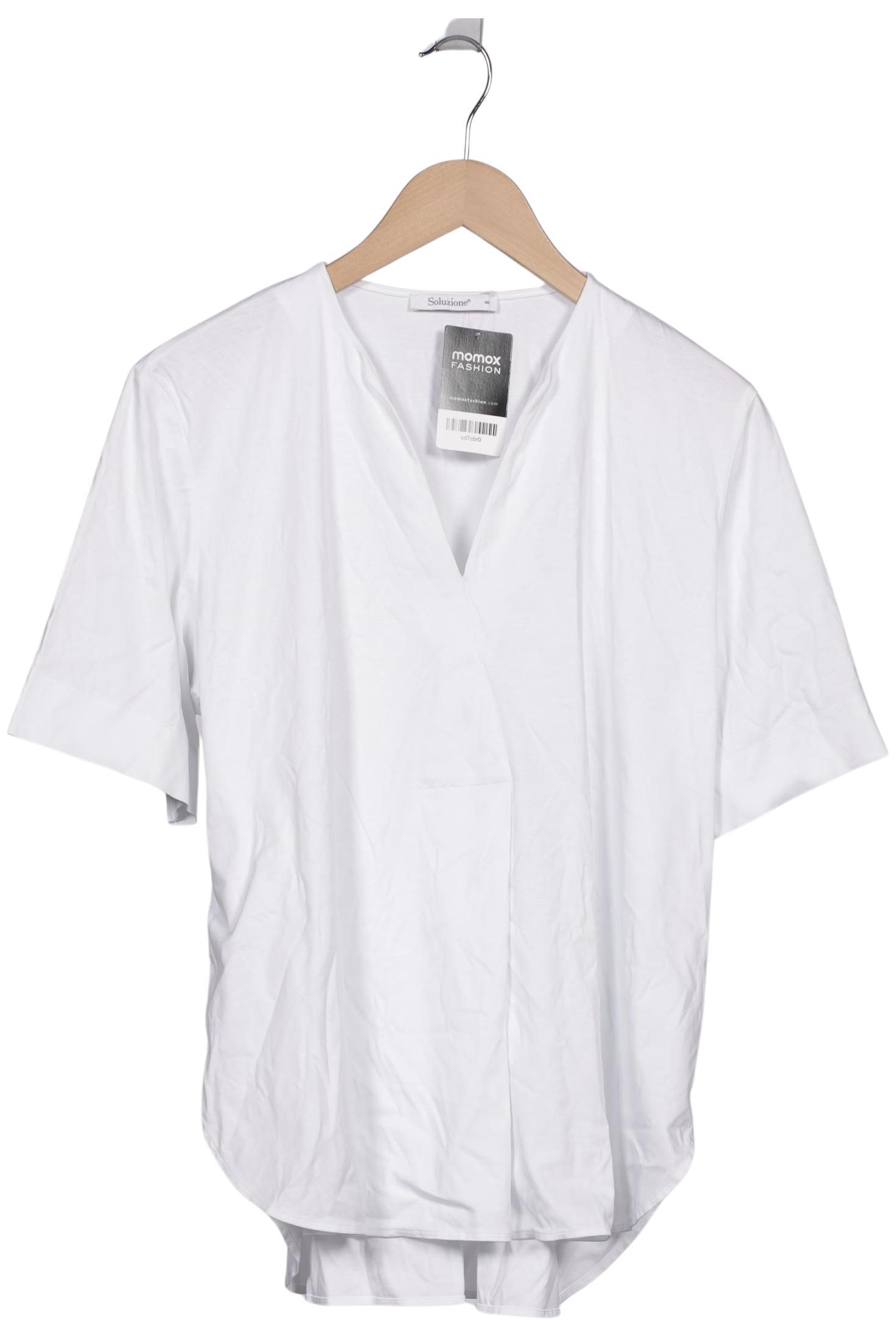 

Soluzione Damen T-Shirt, weiß, Gr. 46