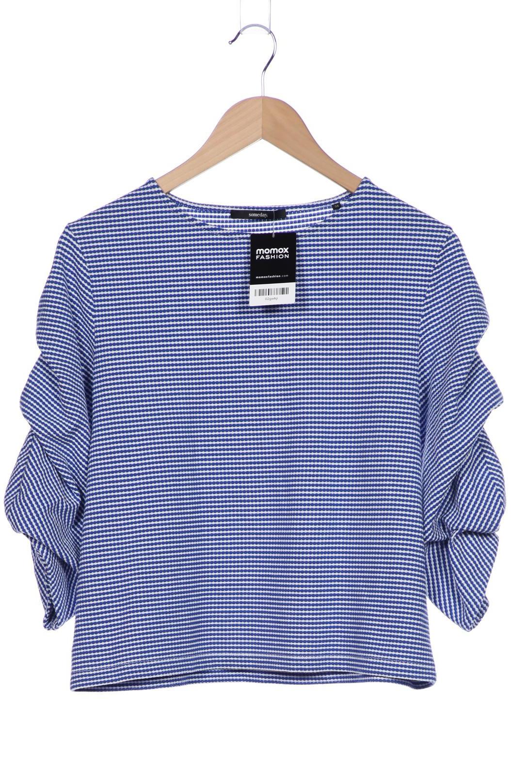 

someday. Damen Langarmshirt, blau, Gr. 36