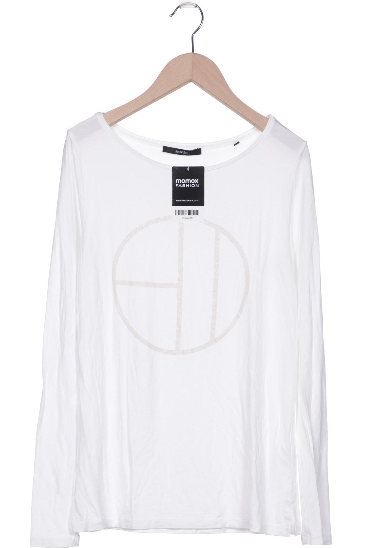 

someday. Damen Langarmshirt, weiß