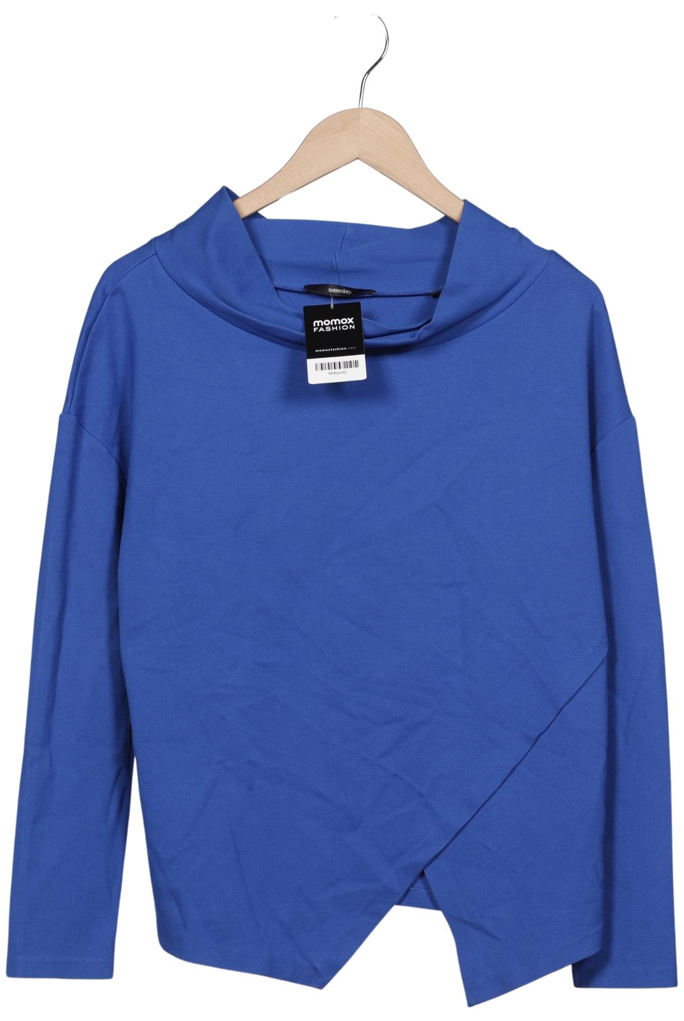 

someday. Damen Langarmshirt, blau, Gr. 38