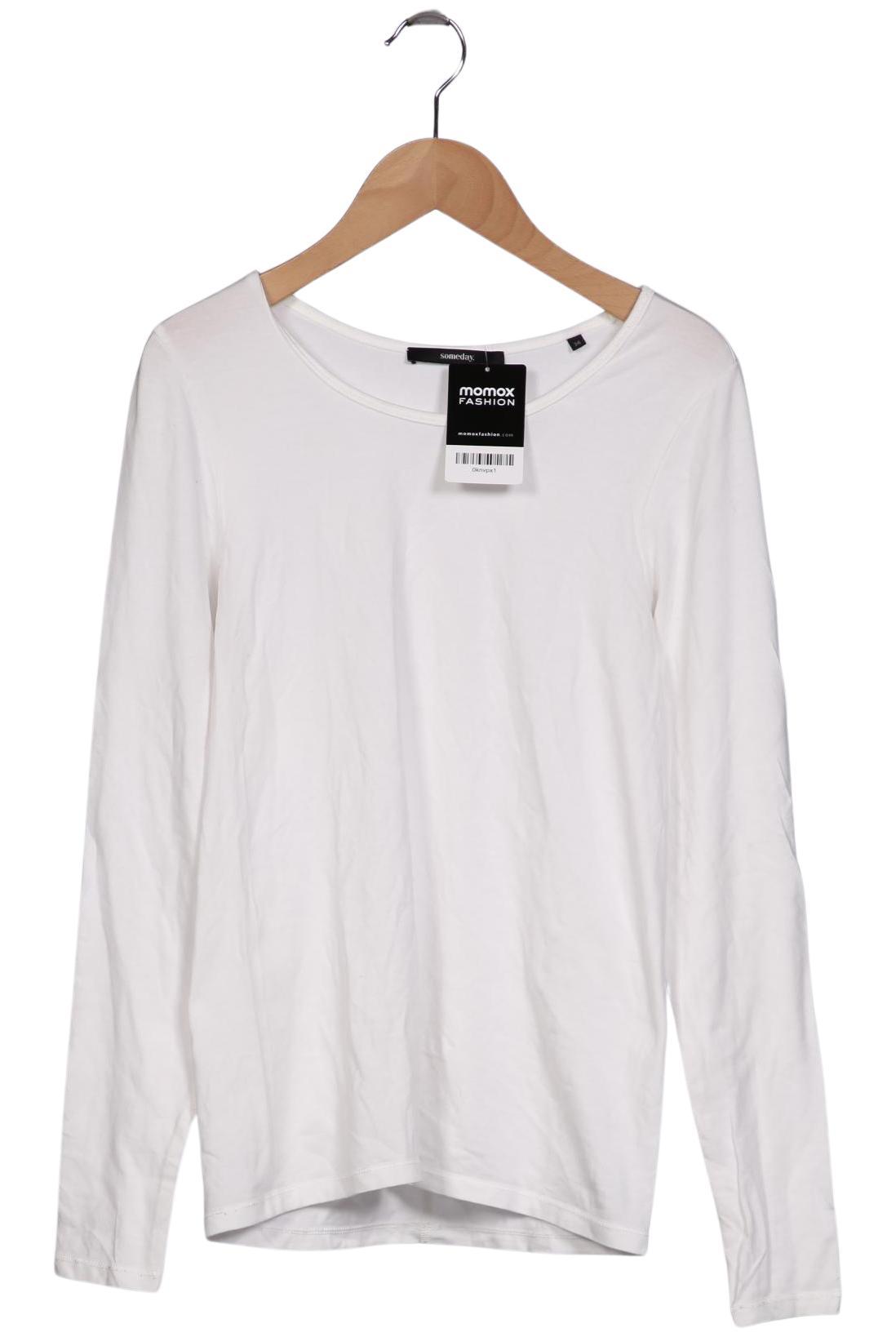 

someday. Damen Langarmshirt, weiß, Gr. 36