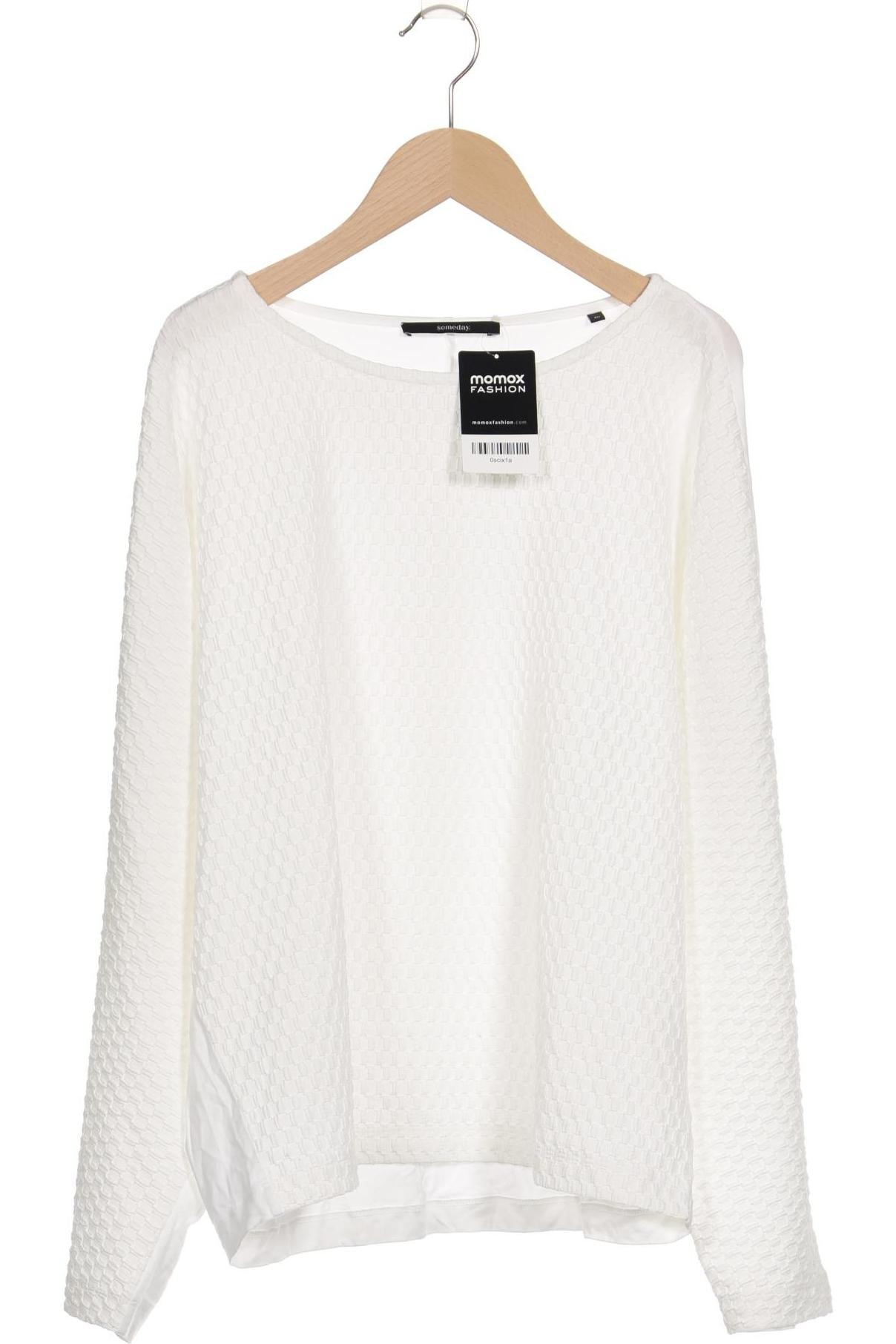 

someday. Damen Langarmshirt, weiß, Gr. 40