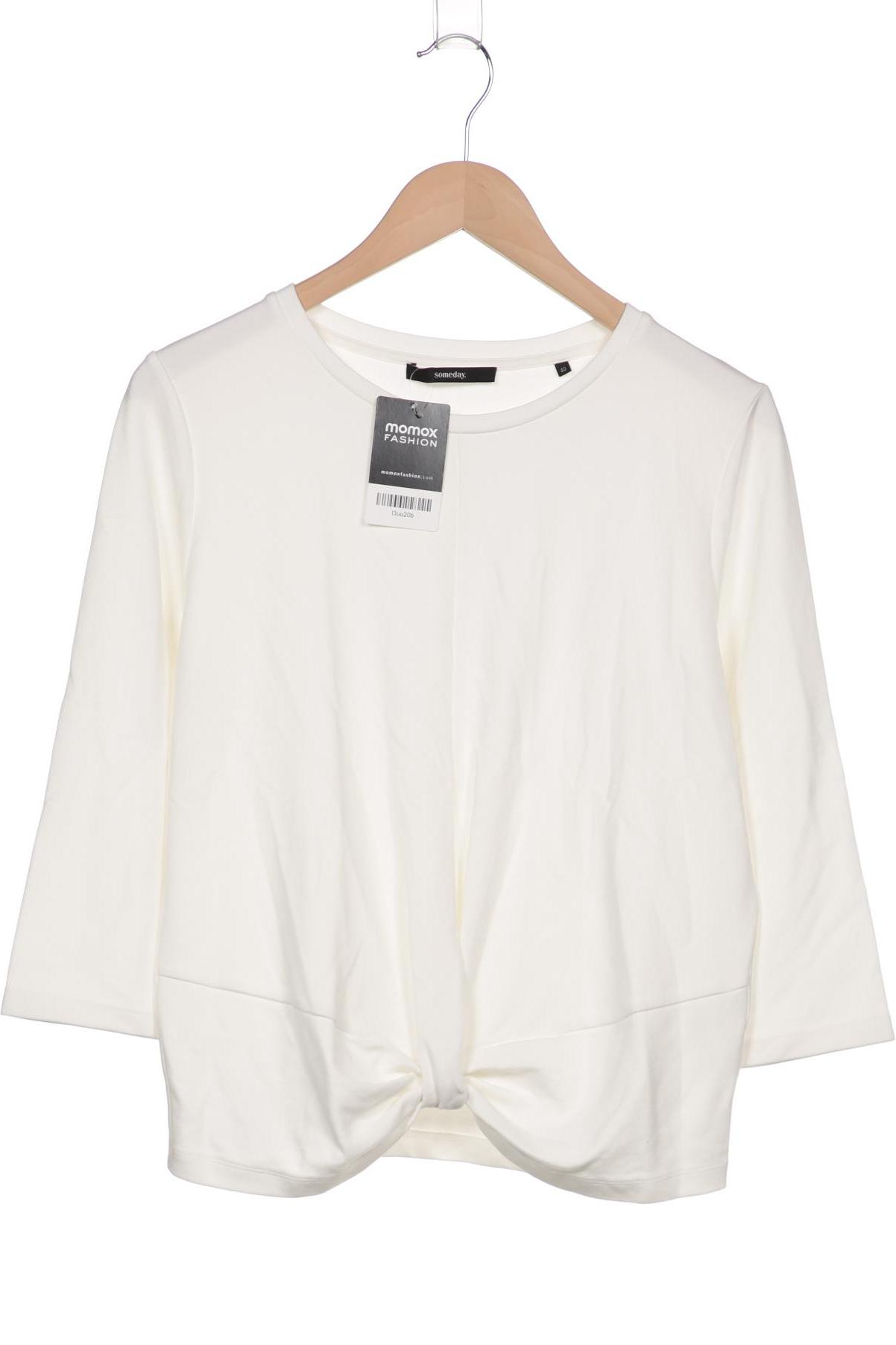 

someday. Damen Langarmshirt, weiß, Gr. 40